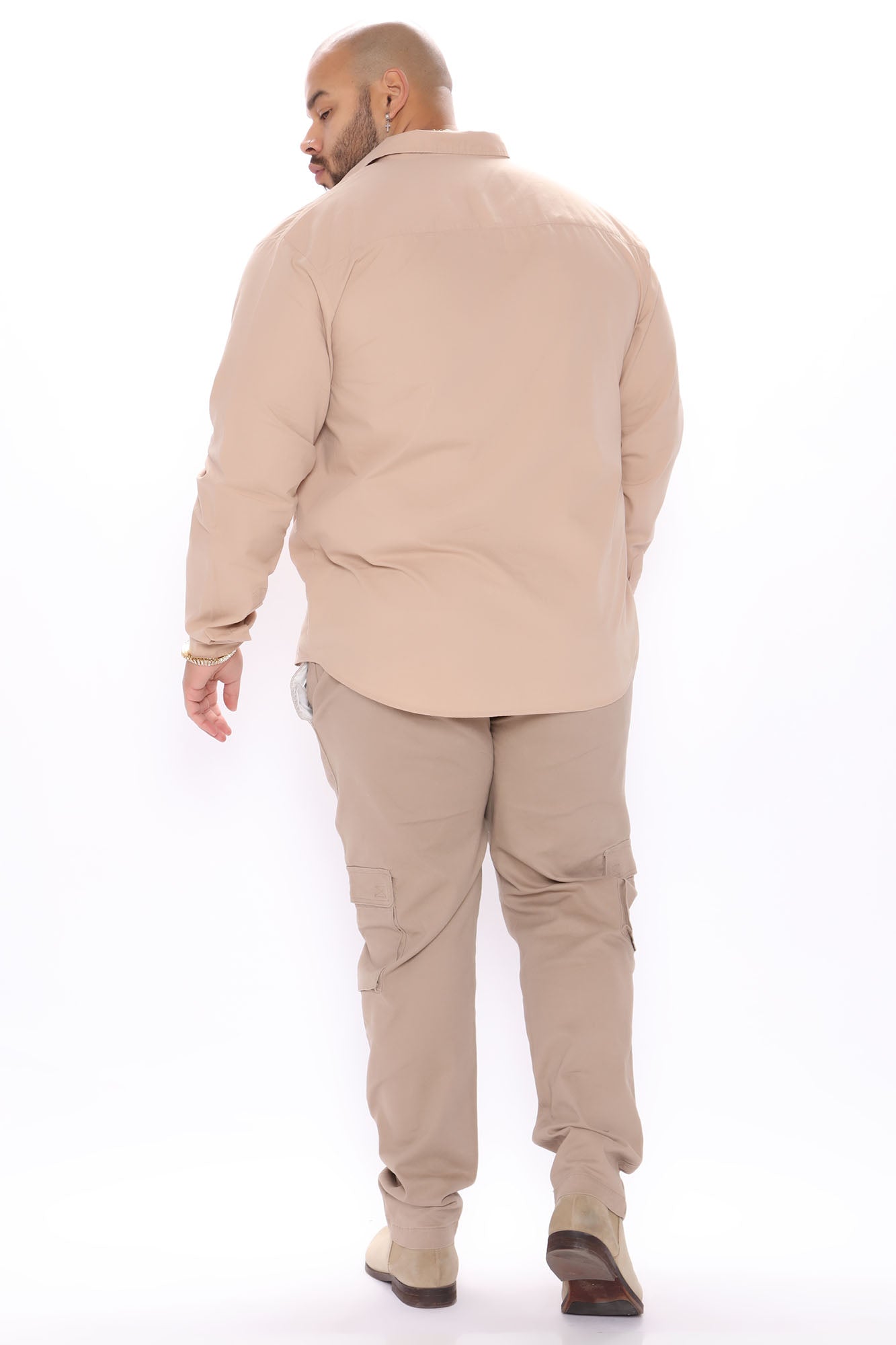 Cadet Utility Slim Cargo Pants - Khaki