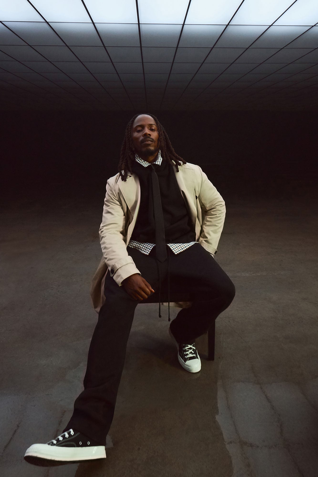 Tyson Heavyweight Straight Sweatpants - Black