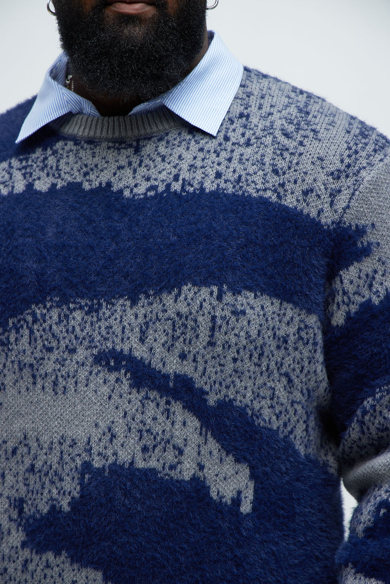 Places To Be Crewneck Sweater - Navy/combo