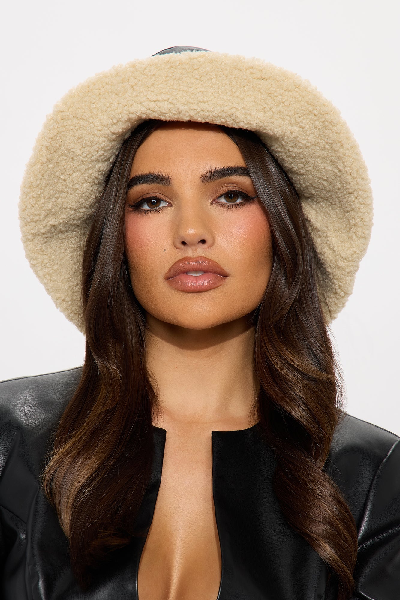 Chance Of Snow Bucket Hat - Black/White