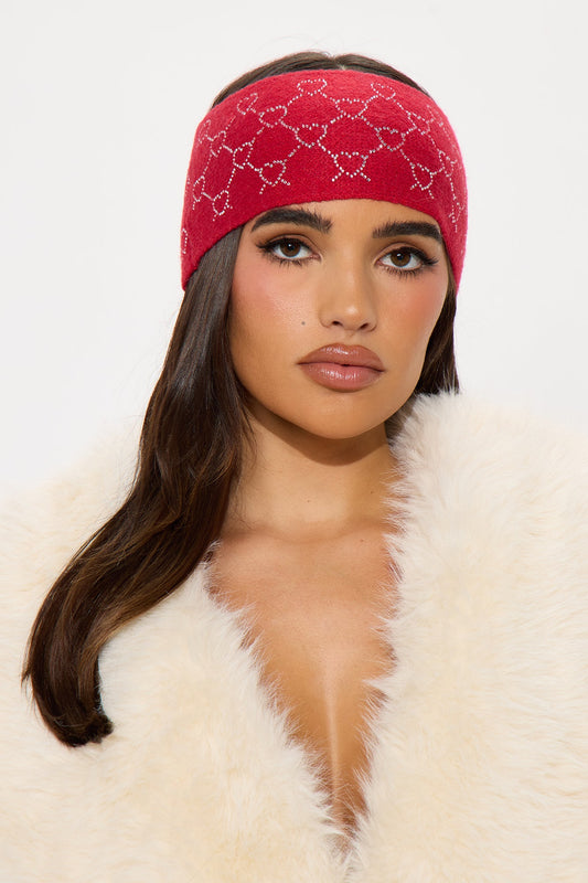 Melt With You Hearts Headband - Red