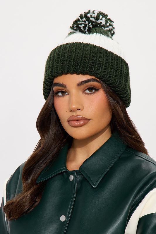Varsity Jock Beanie - Green/combo