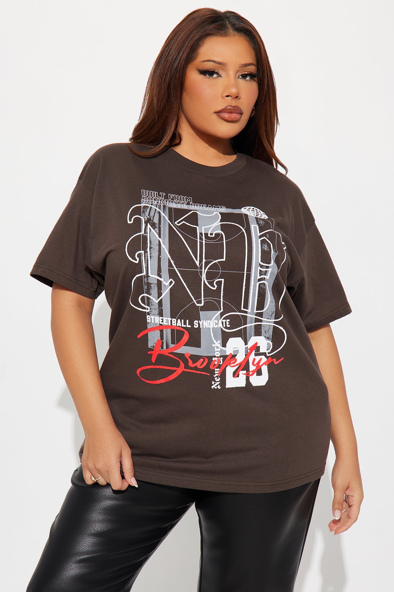 NYC 26 Tee - Brown