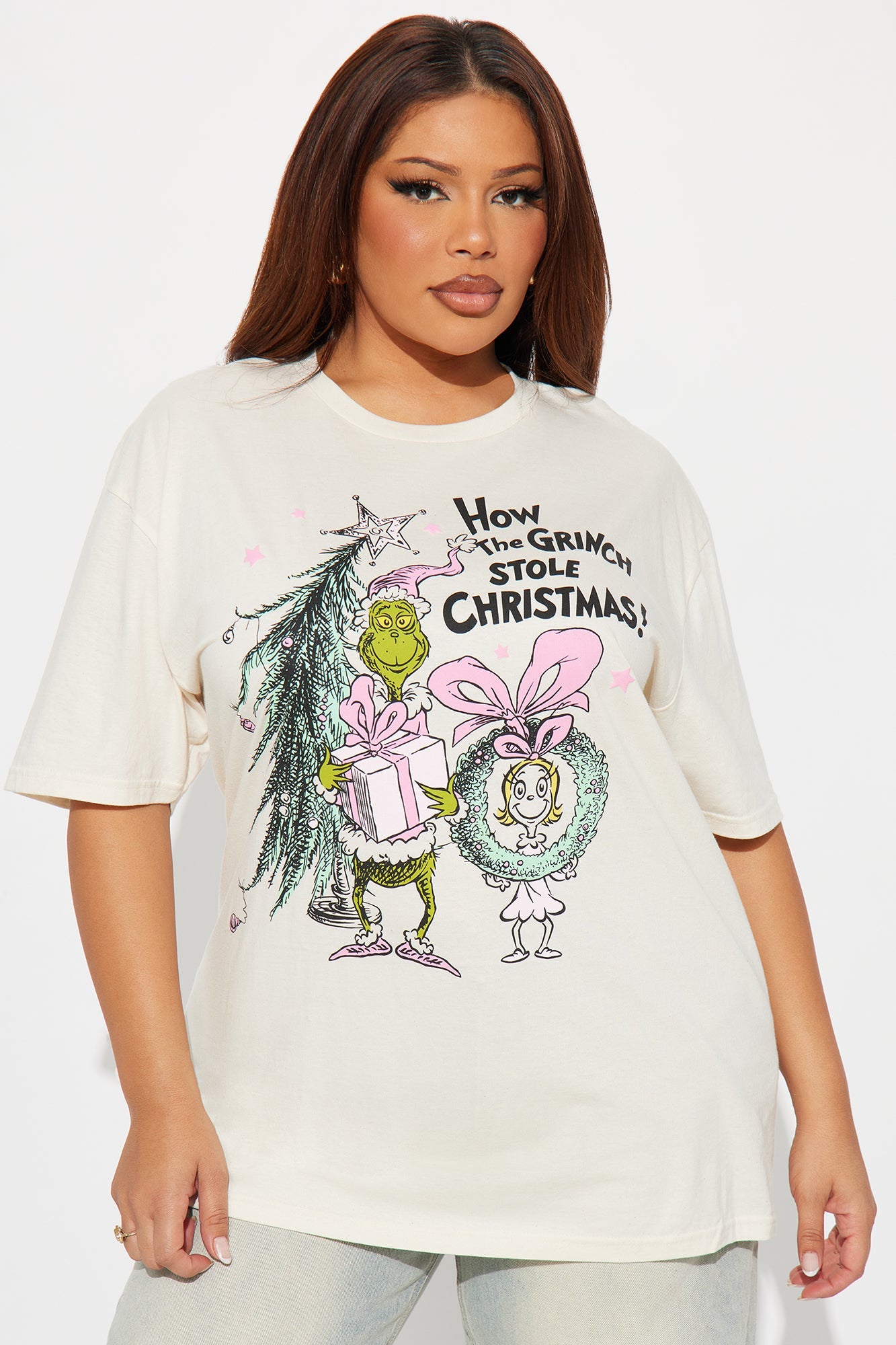 The Grinch Stole Christmas Tee - Sand