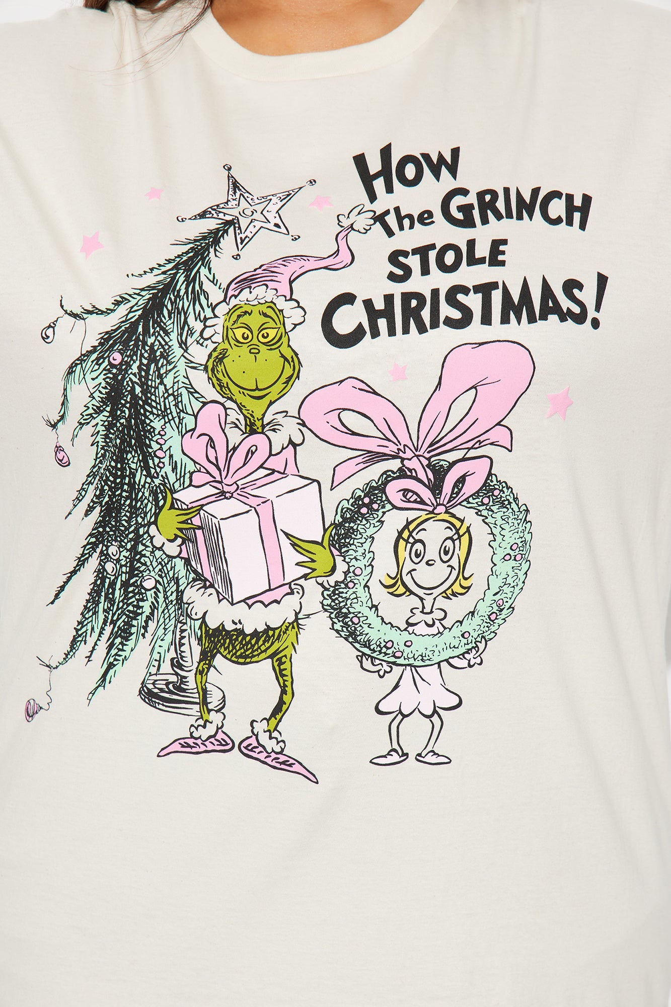 The Grinch Stole Christmas Tee - Sand