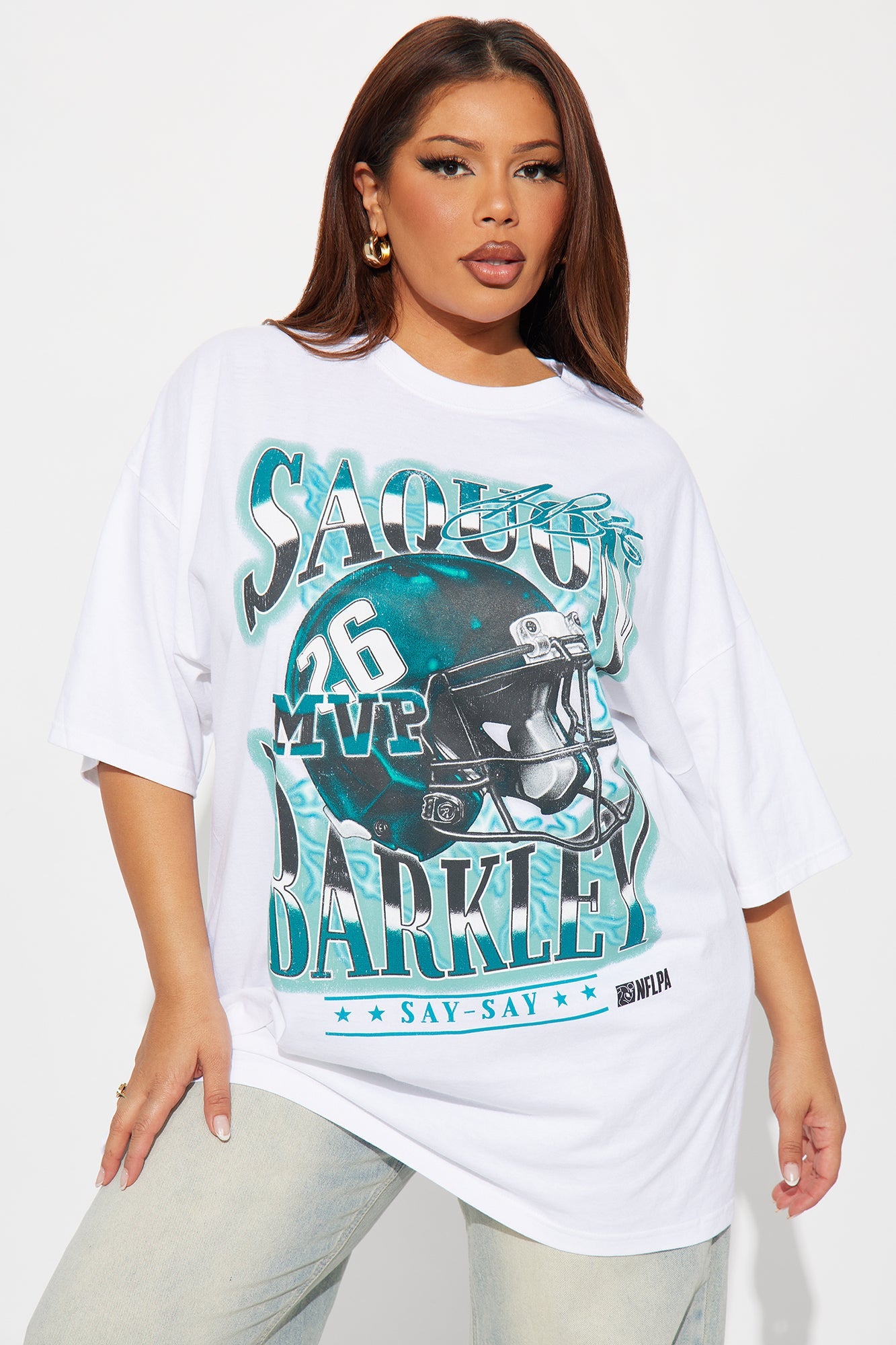 Saquon Berkley Effect Tee - White