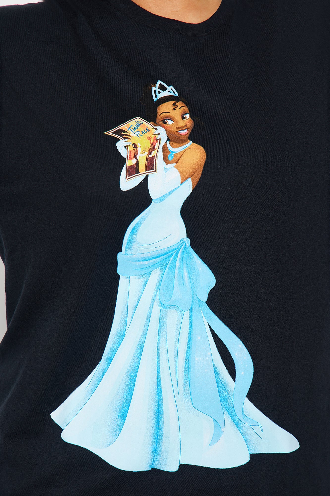 Magical Tiana Oversize Tee - Black
