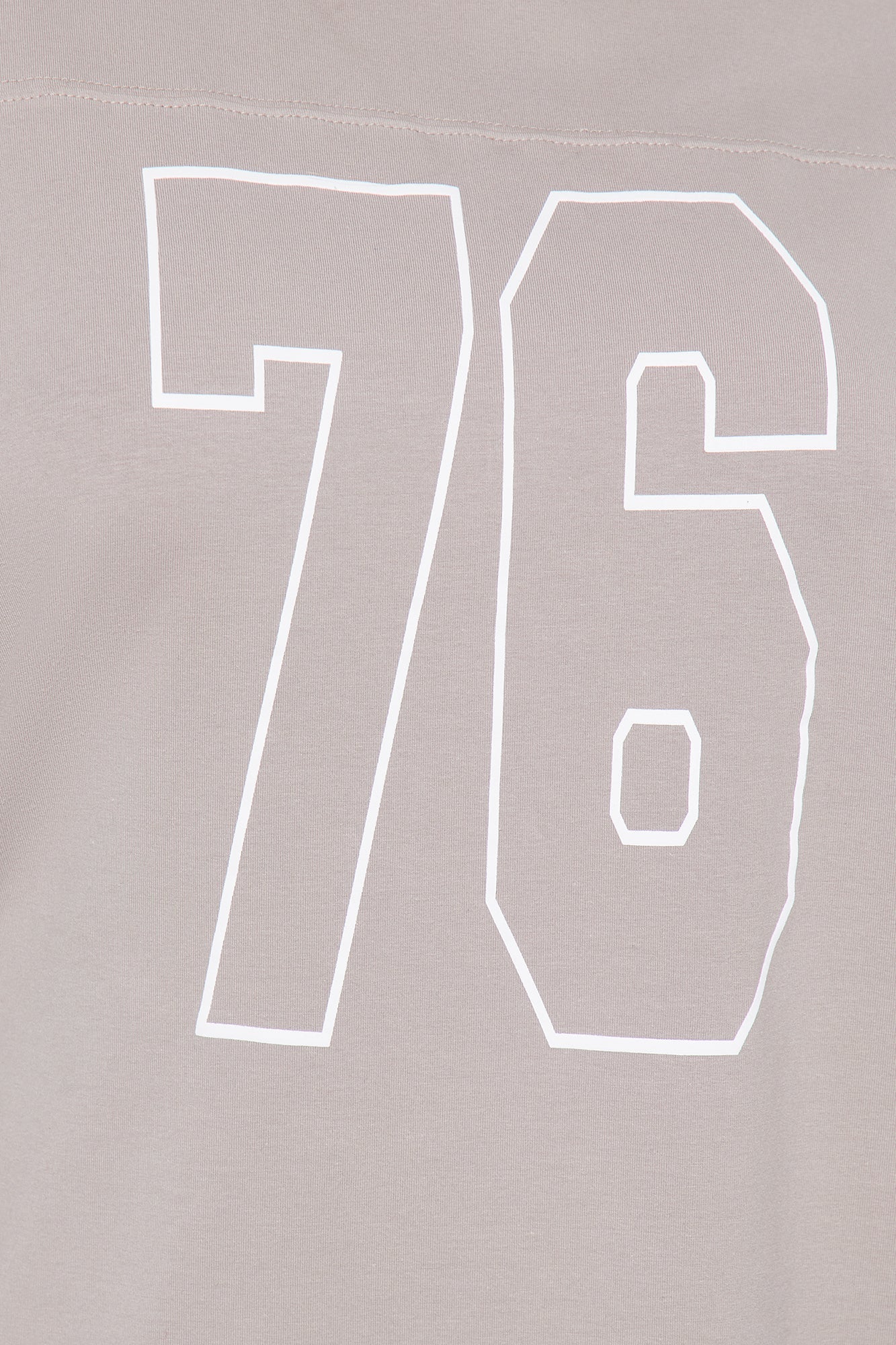 Game Day 76 Thermal Sleeves Oversize Tshirt - Charcoal