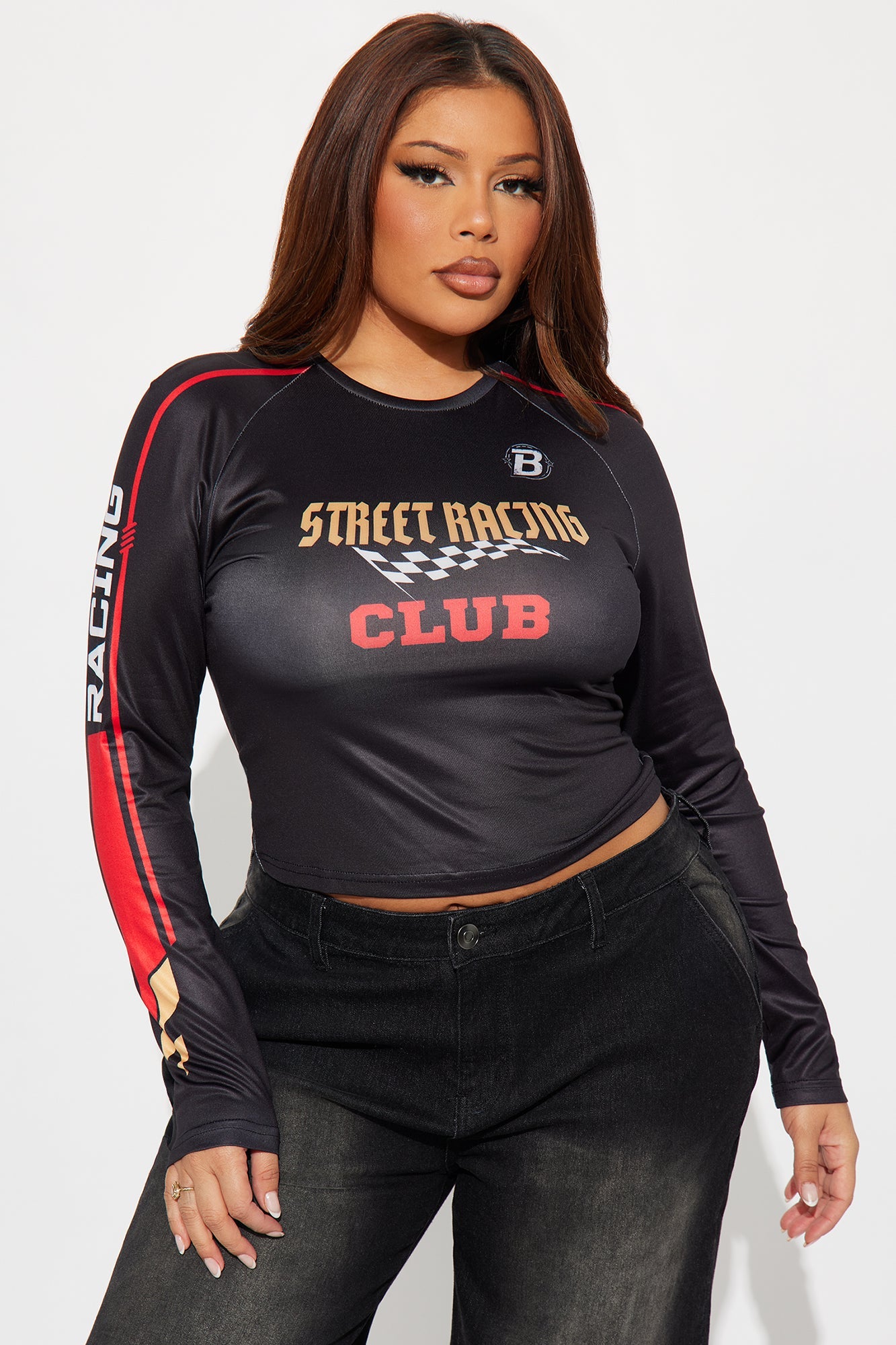 Street Racing Club 95 Tee - Black/Red