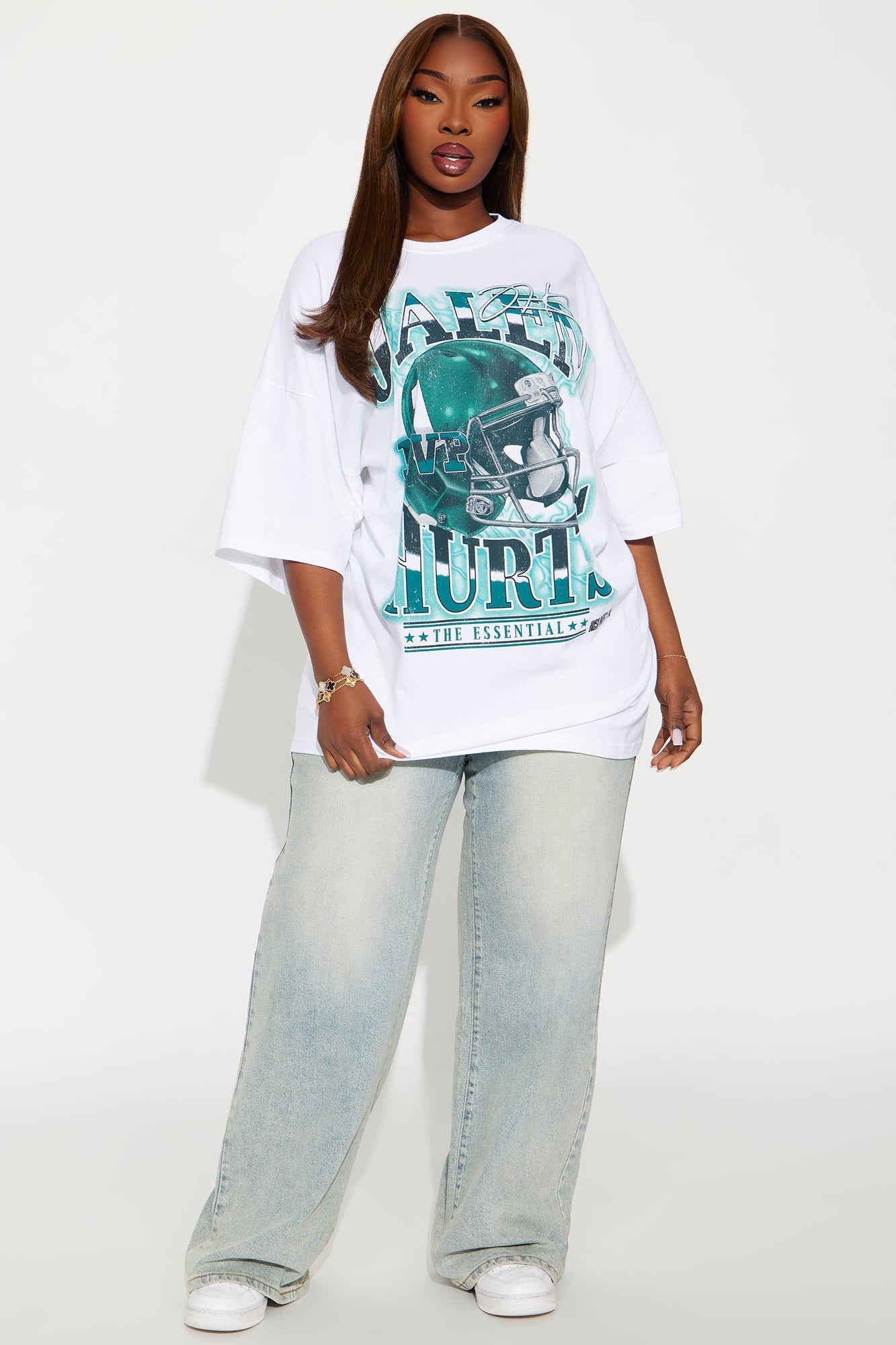 Jalen Hurts No 1 Effect Tee - White