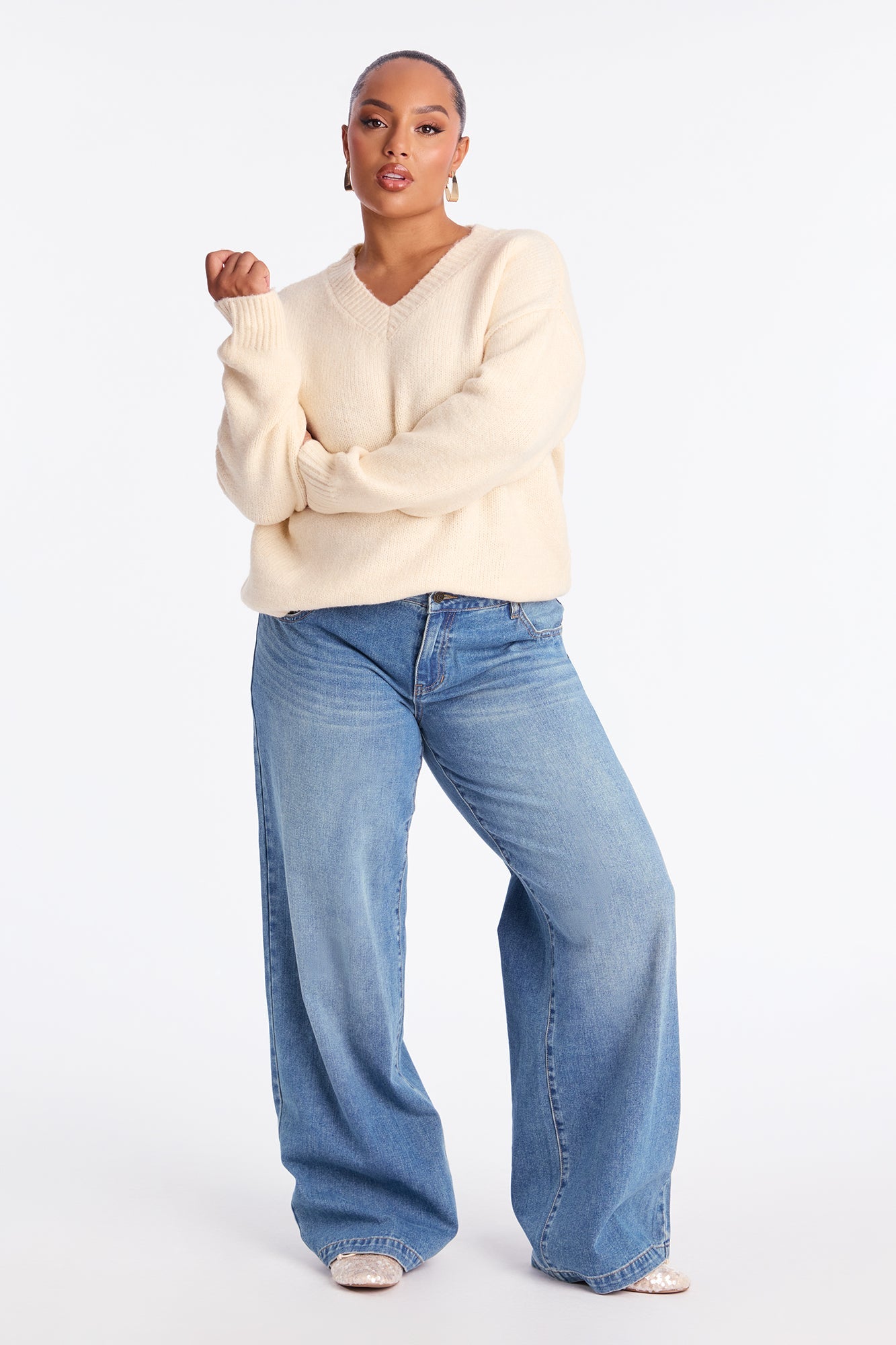 Ready For Fall Sweater - Ivory