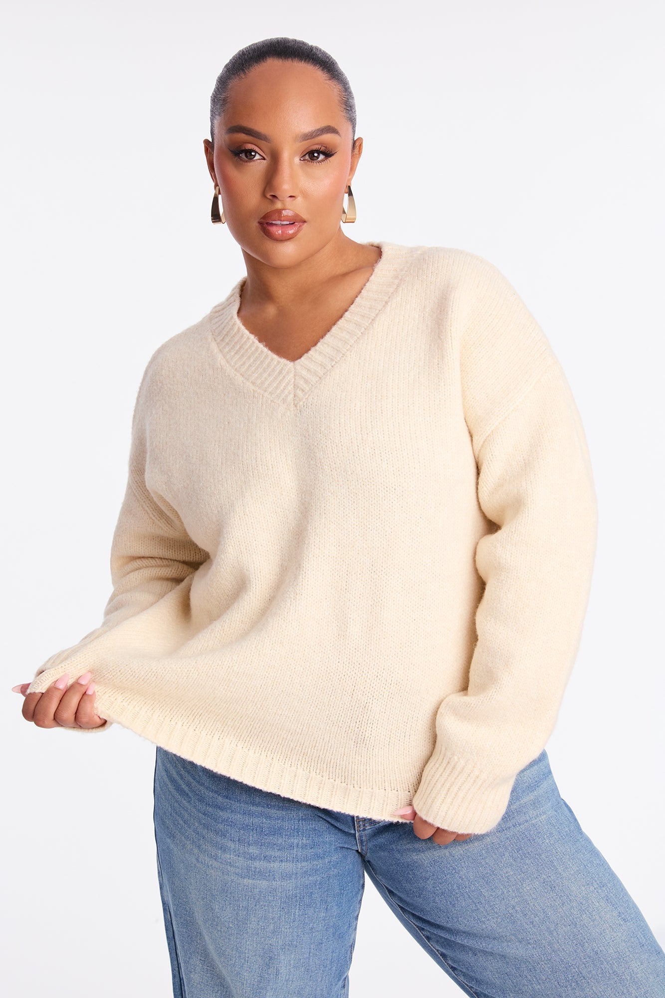 Ready For Fall Sweater - Ivory