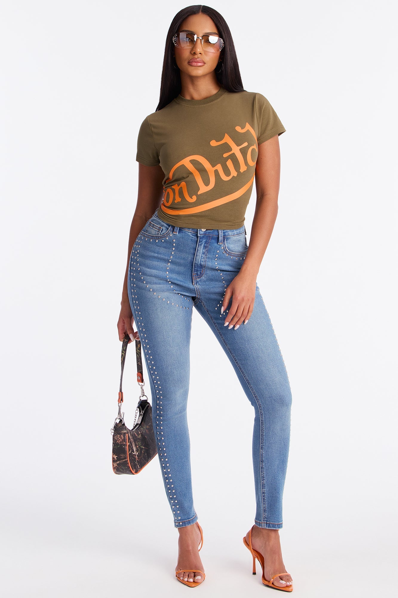 Von Dutch Everyday Baby Tee - Olive
