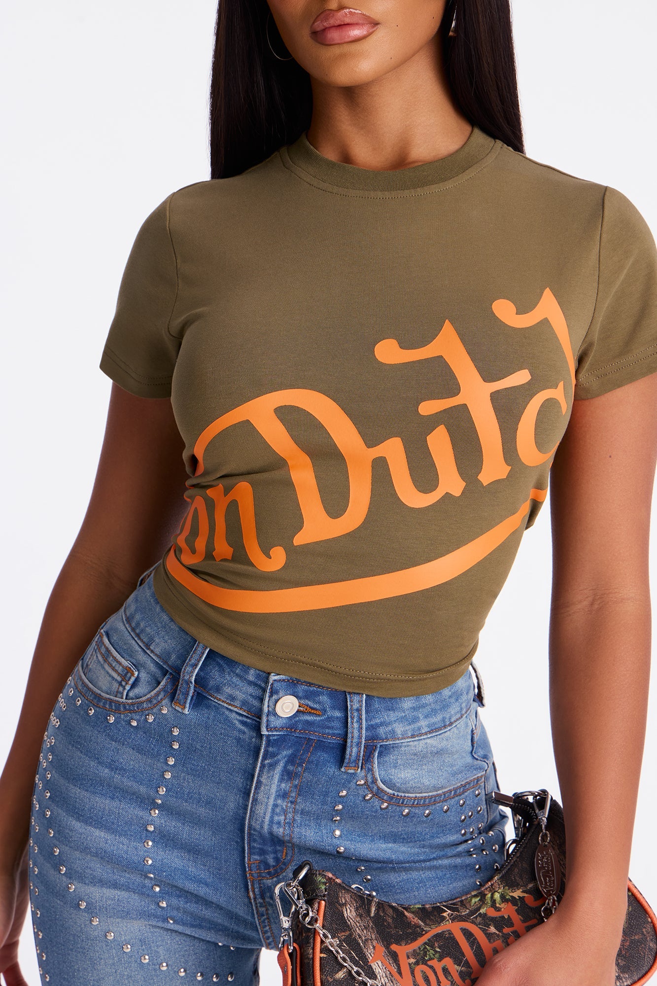 Von Dutch Everyday Baby Tee - Olive