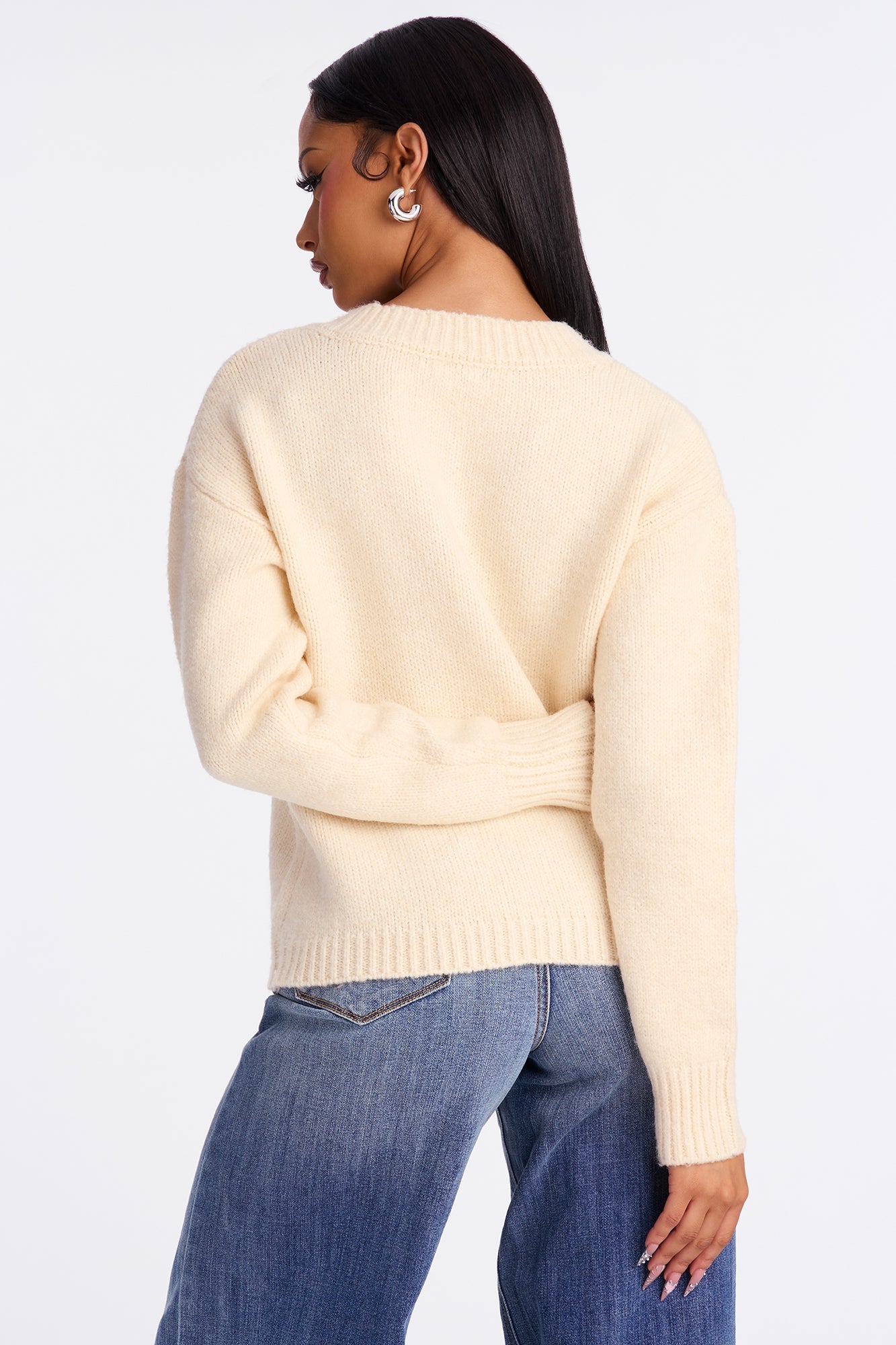 Ready For Fall Sweater - Ivory