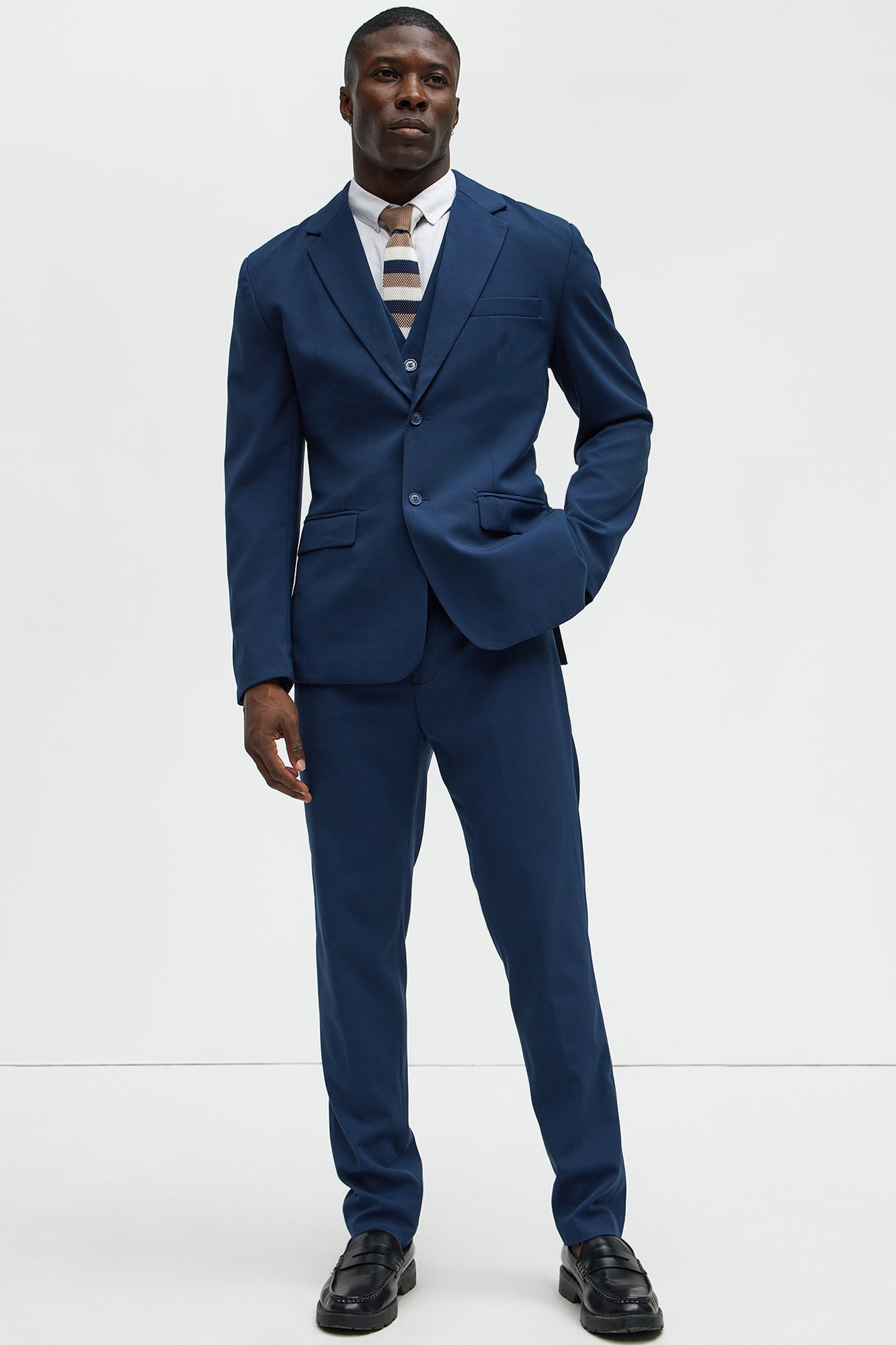 The Modern Stretch Suit Jacket - Navy