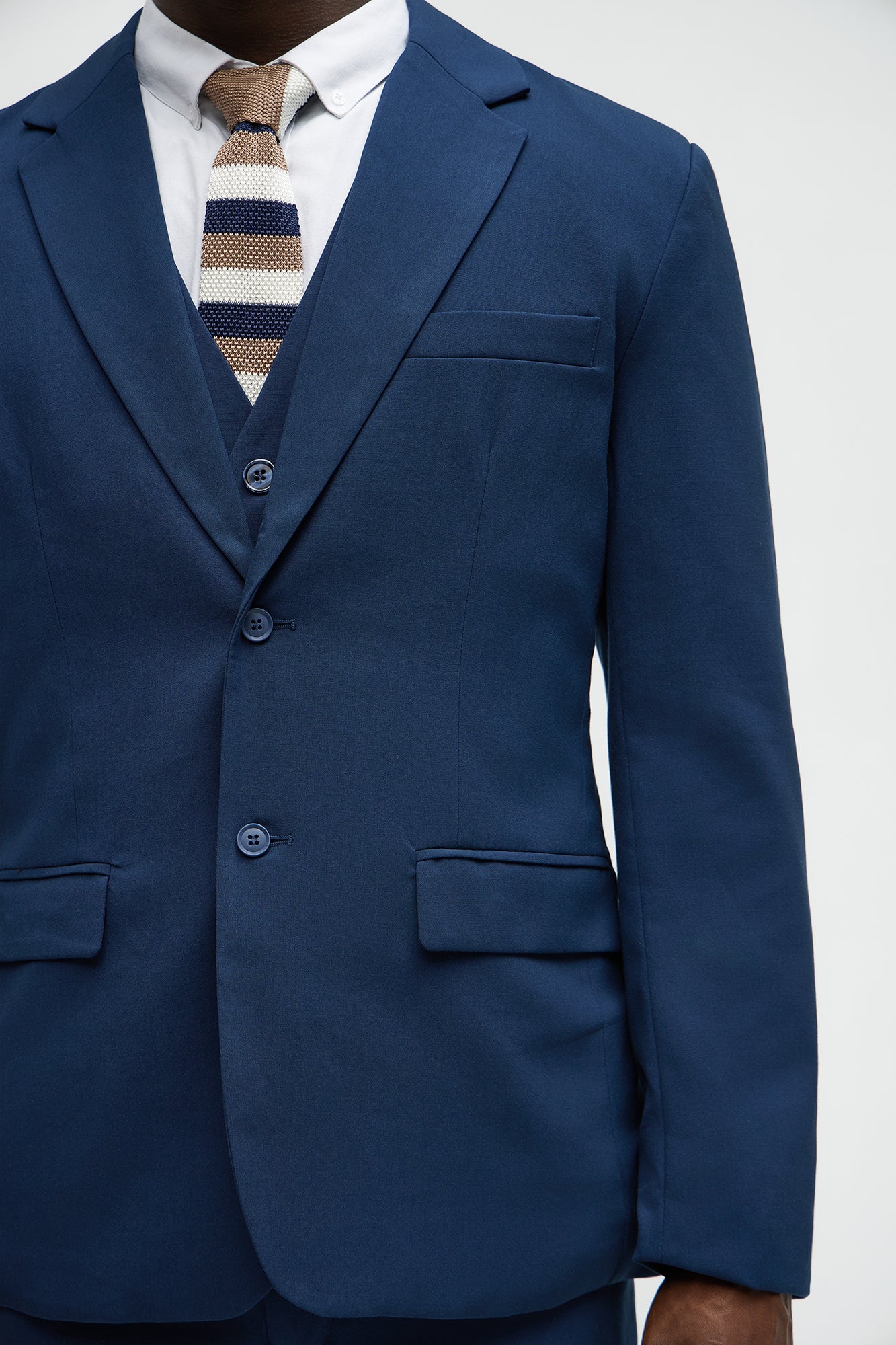 The Modern Stretch Suit Jacket - Navy