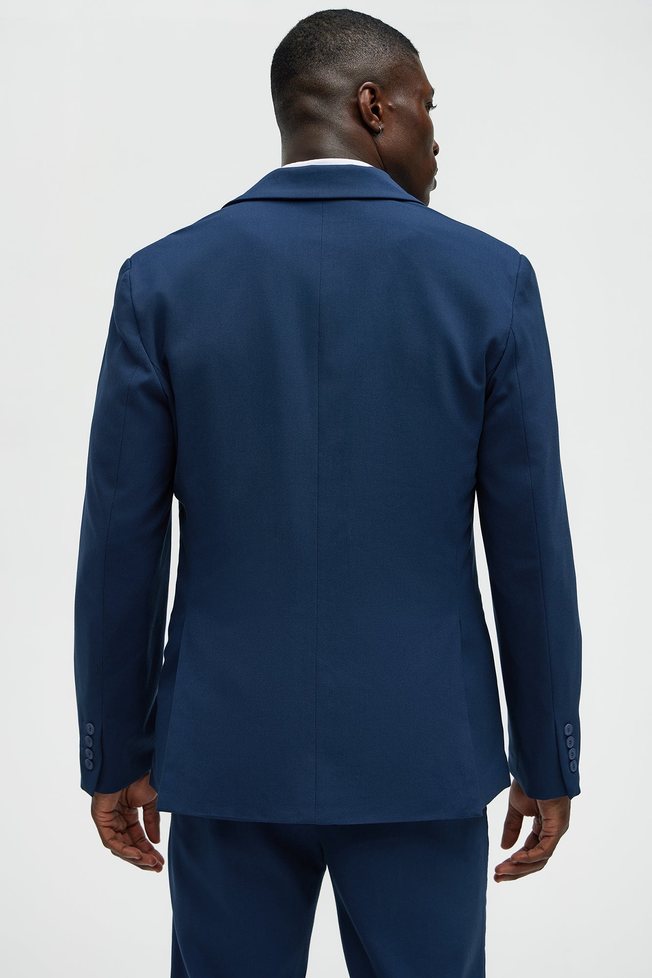 The Modern Stretch Suit Jacket - Navy