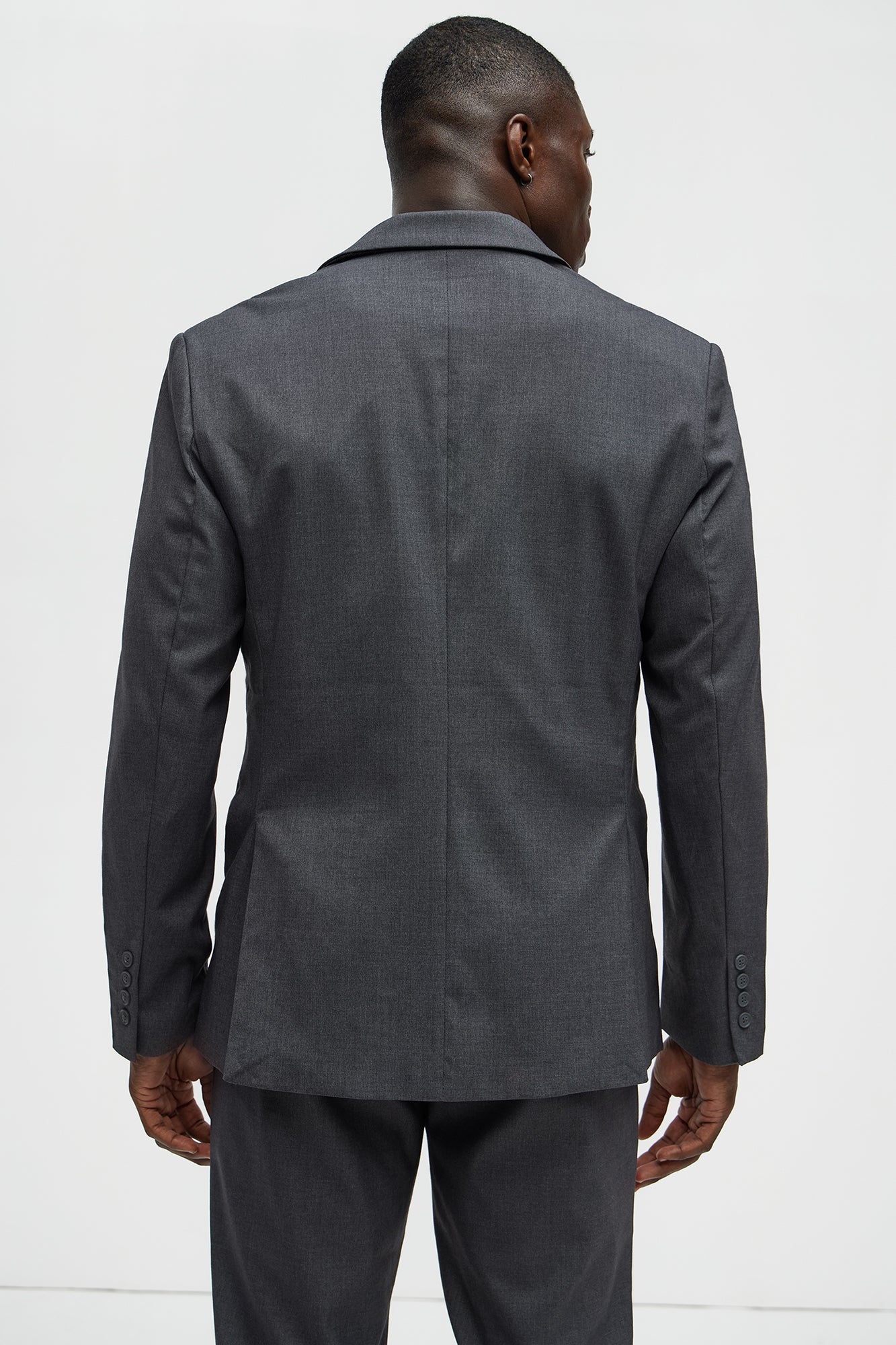 The Modern Stretch Suit Jacket - Charcoal