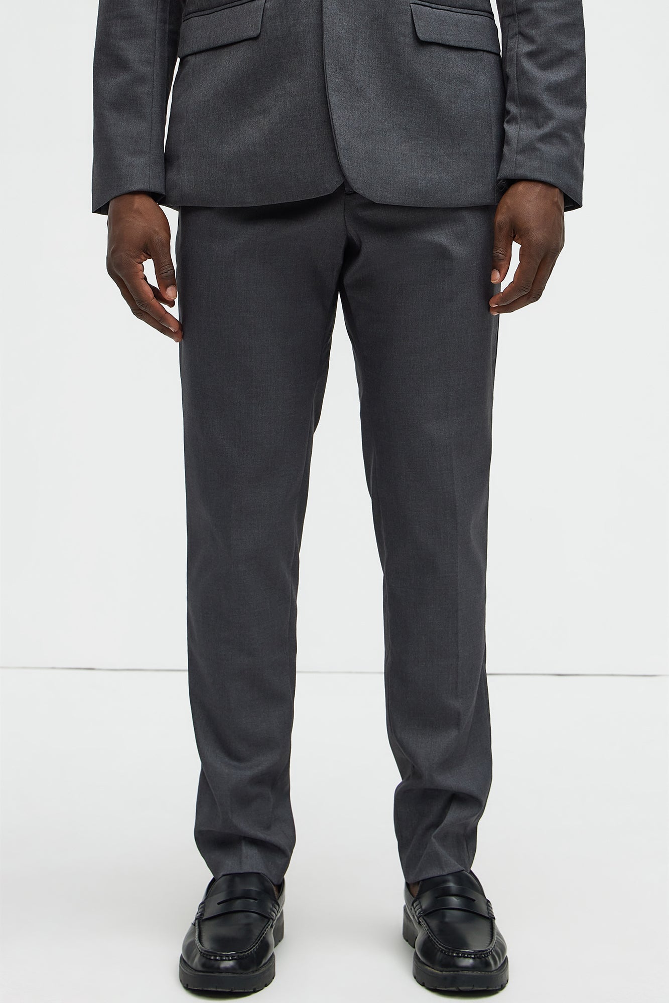 The Modern Stretch Slim Trouser - Charcoal