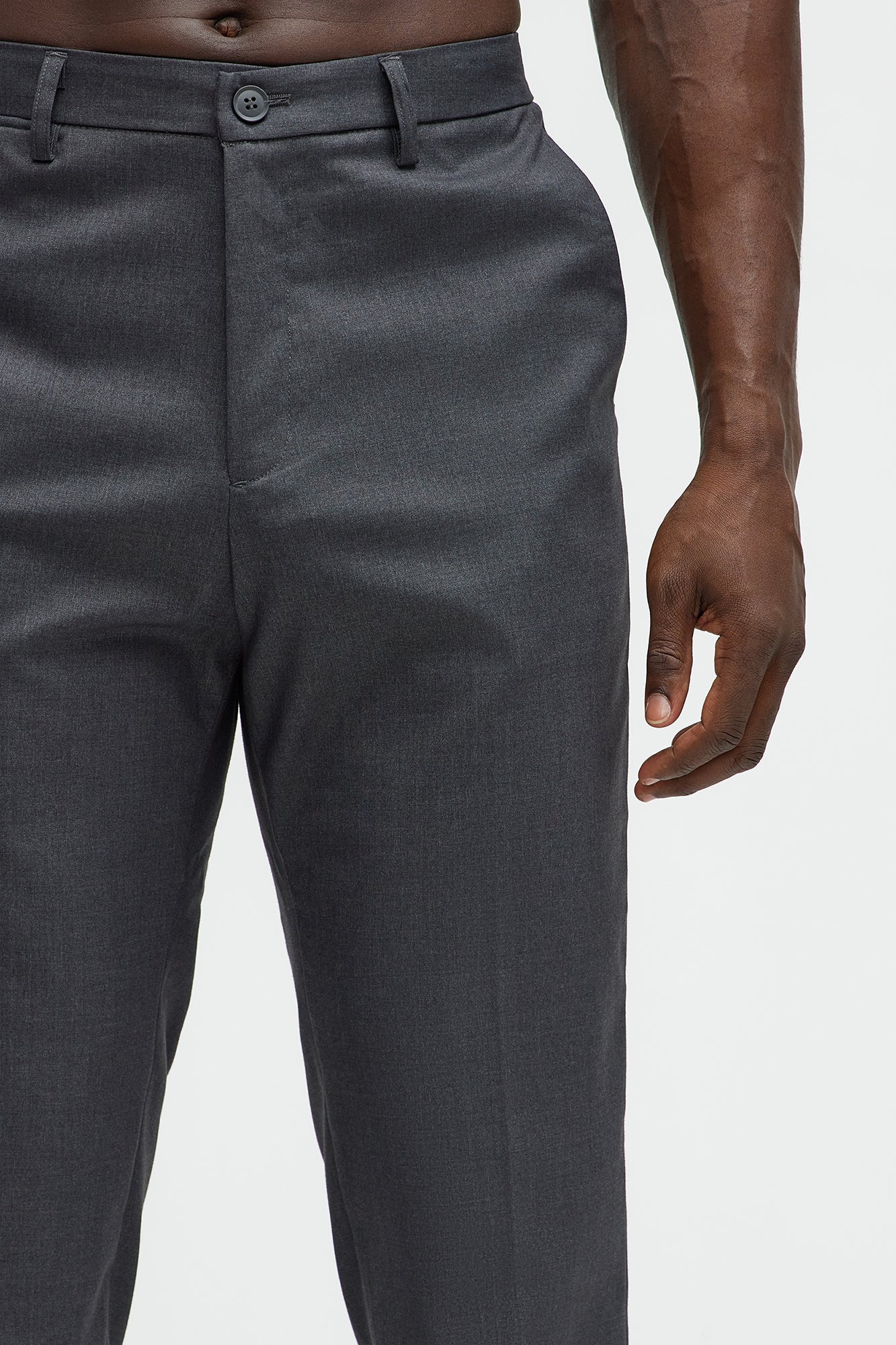 The Modern Stretch Slim Trouser - Charcoal