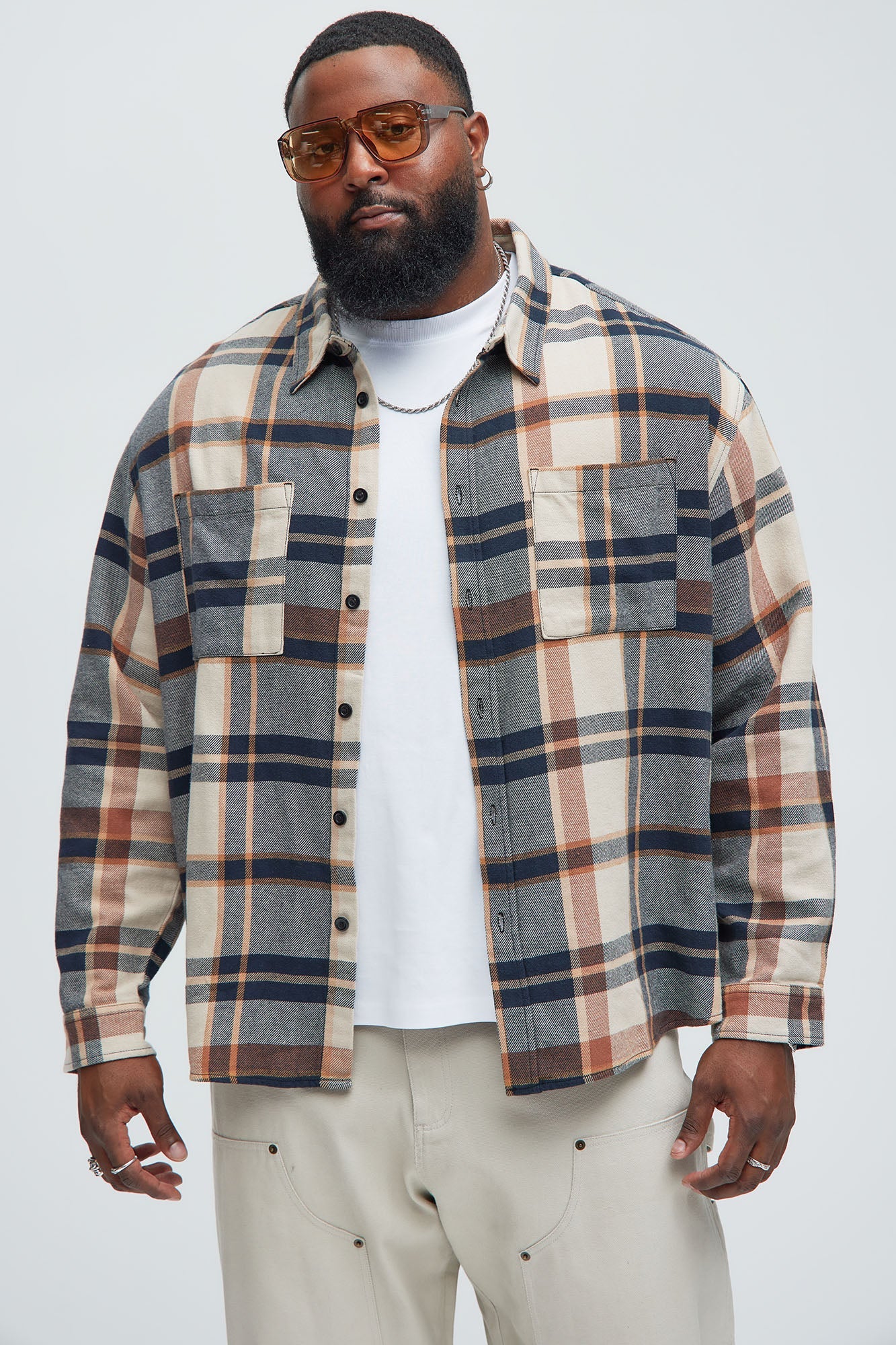 Wallace Plaid Flannel Shirt - Multi Color