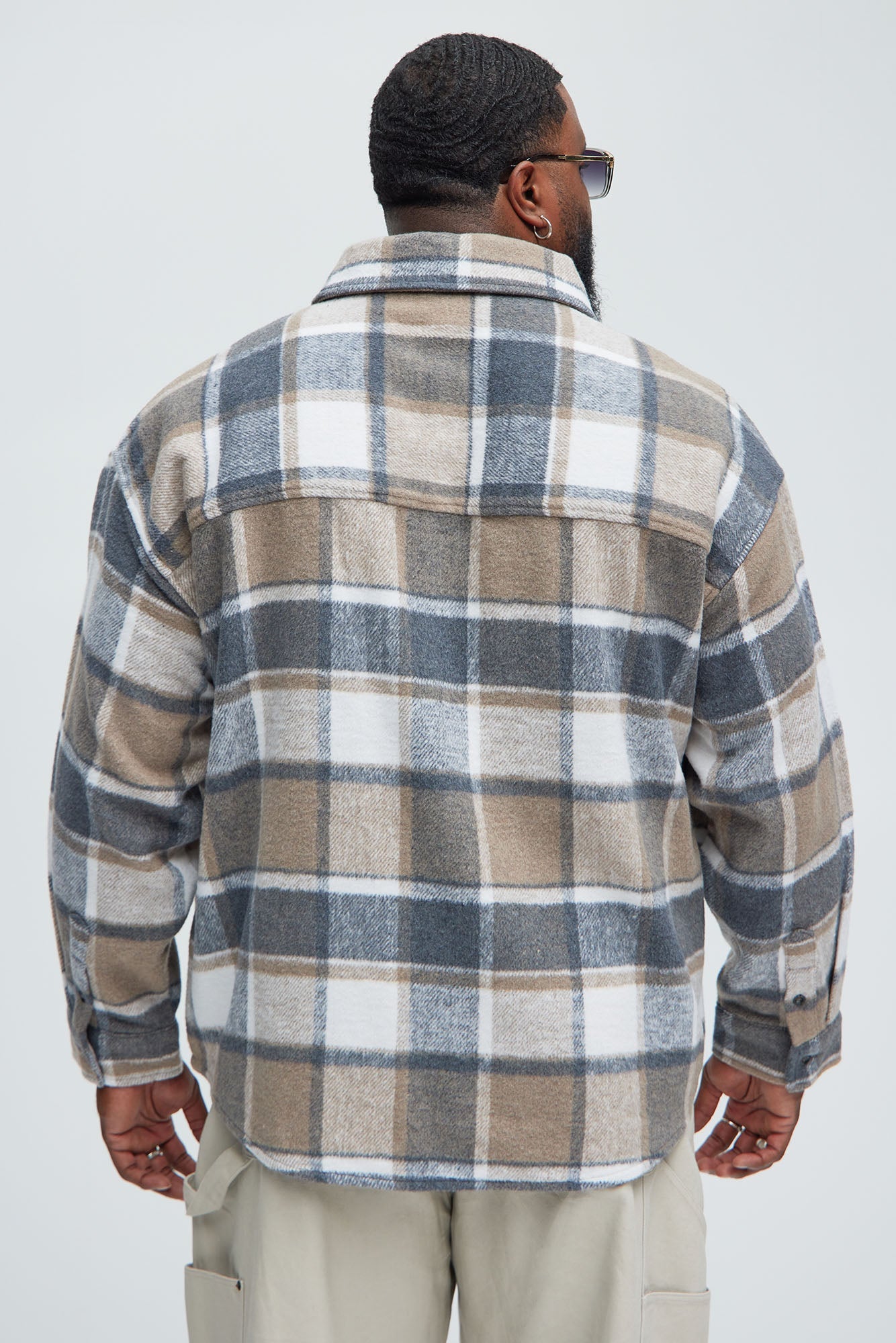Wanted Plaid Shacket - Tan/Multi