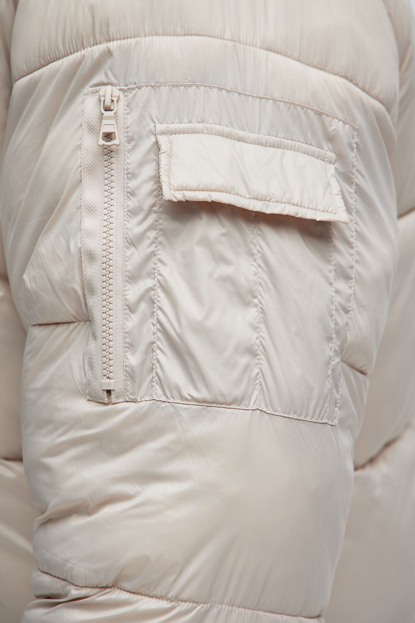 Nixer Puffer Jacket - Tan