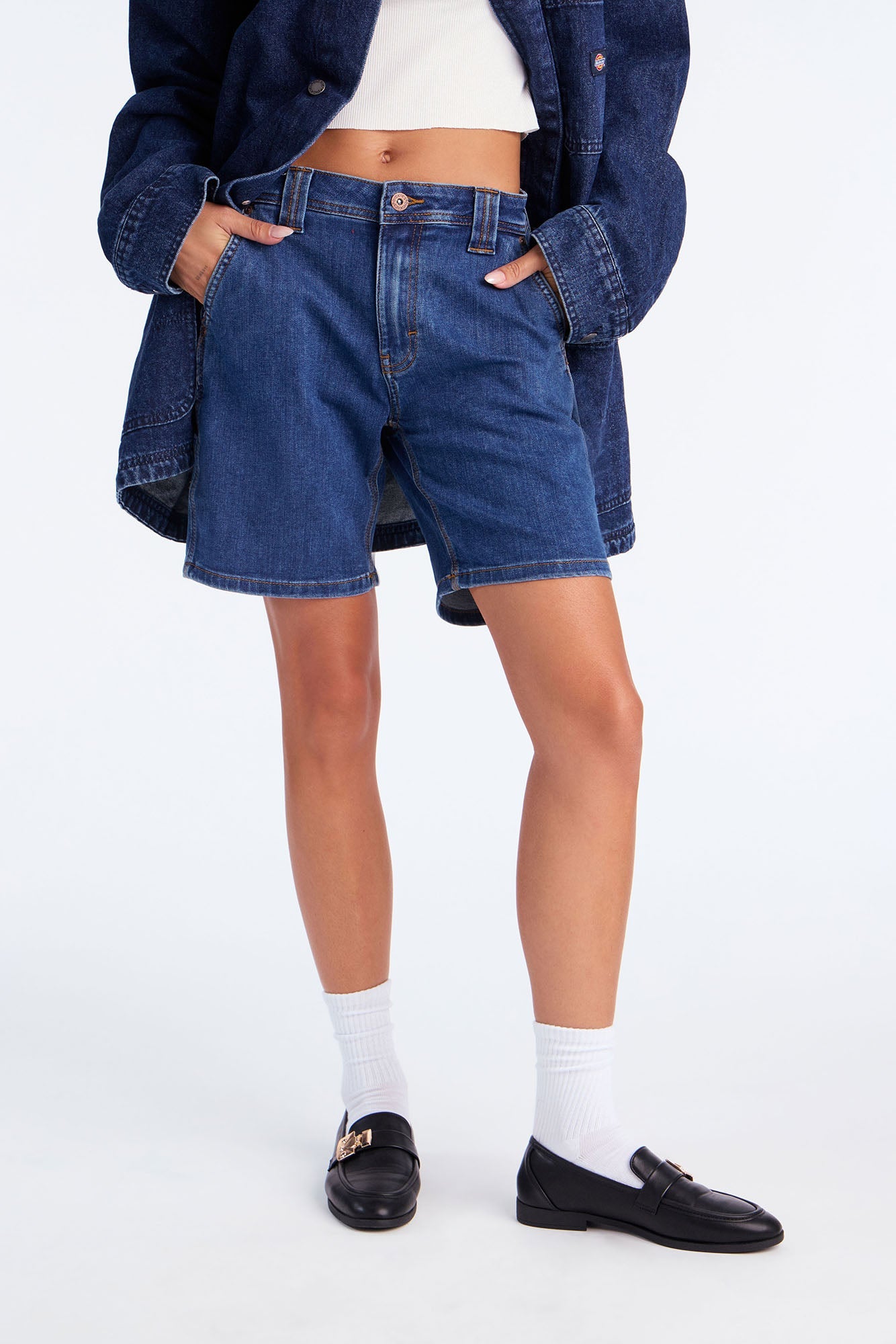 Dickies Carpenter Denim Shorts - Dark Wash