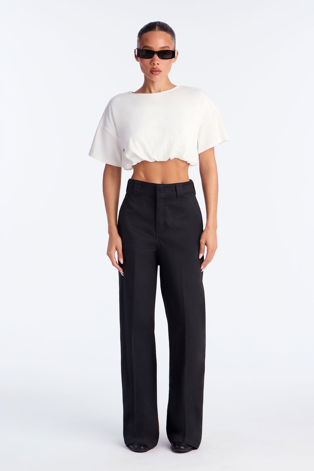 Dickies 32″ Wide Leg Trouser Pant - Black