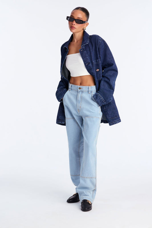 Dickies Madison Utility Straight Leg Jeans - Light Wash