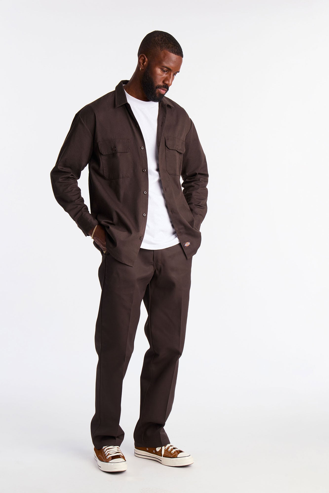 Dickies Duck Shirt Jacket - Brown