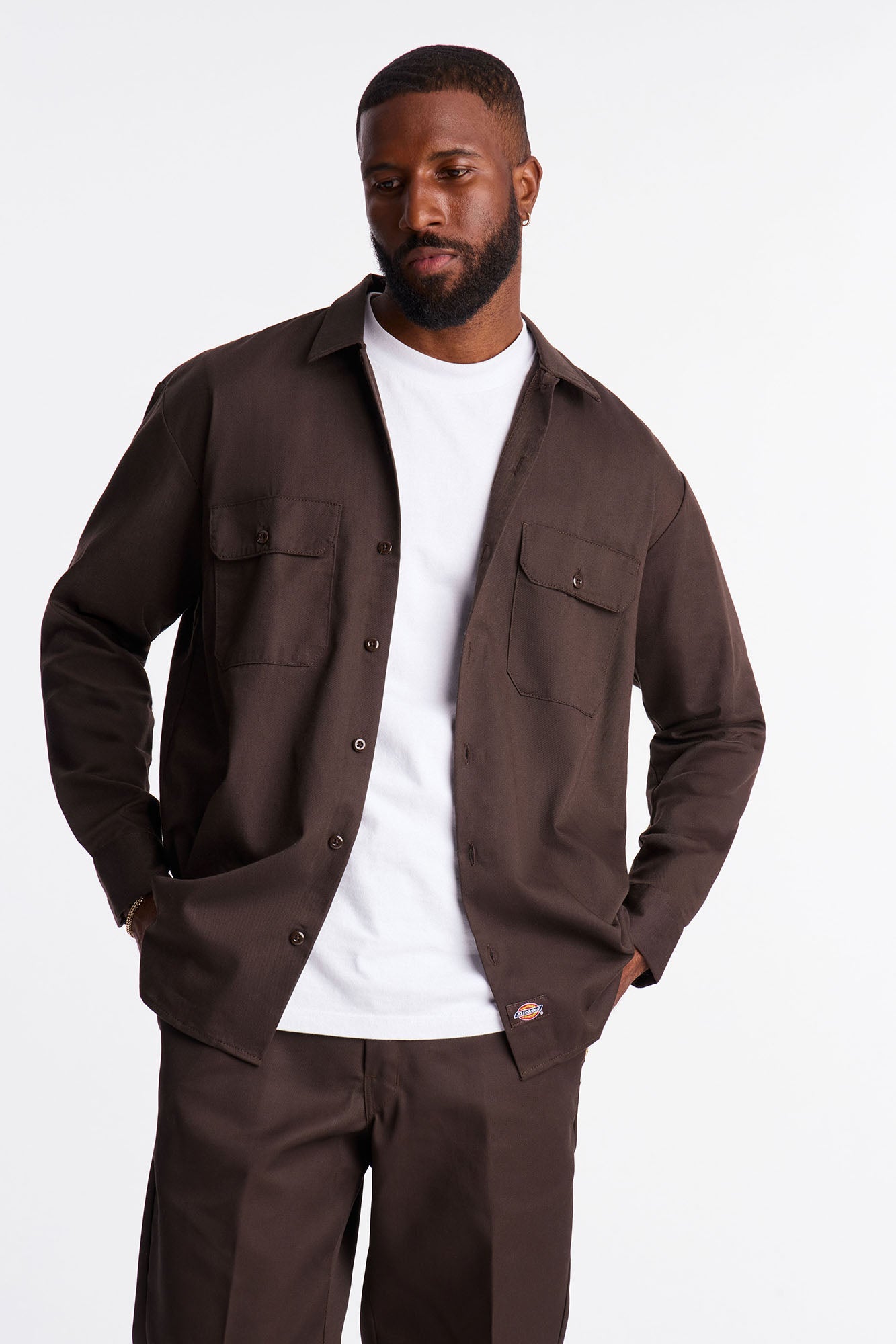 Dickies Duck Shirt Jacket - Brown