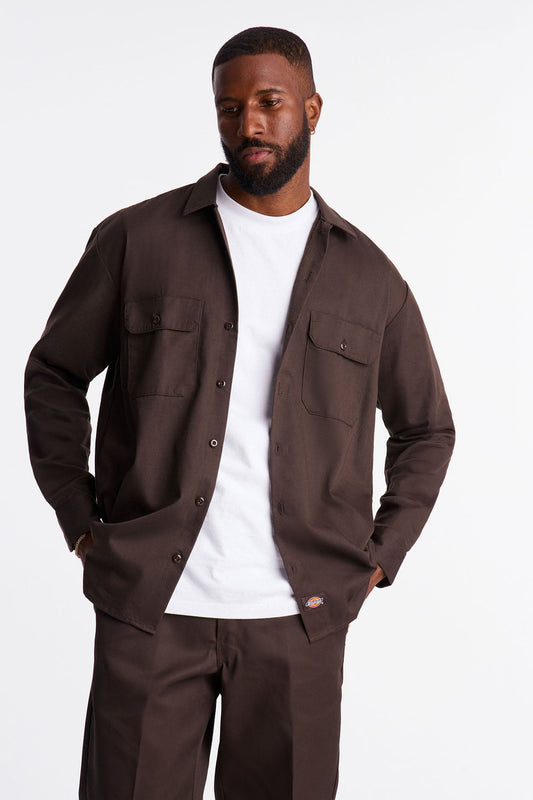 Dickies Duck Shirt Jacket - Brown