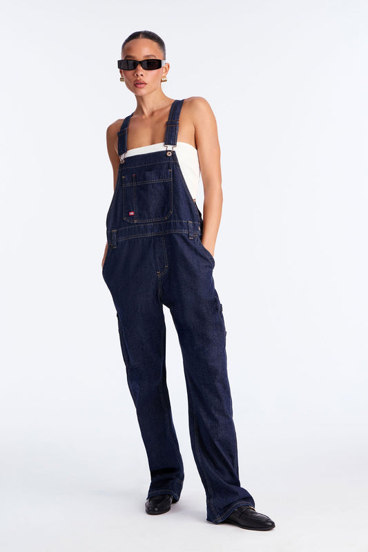 Dickies Denim Overalls - Dark Denim