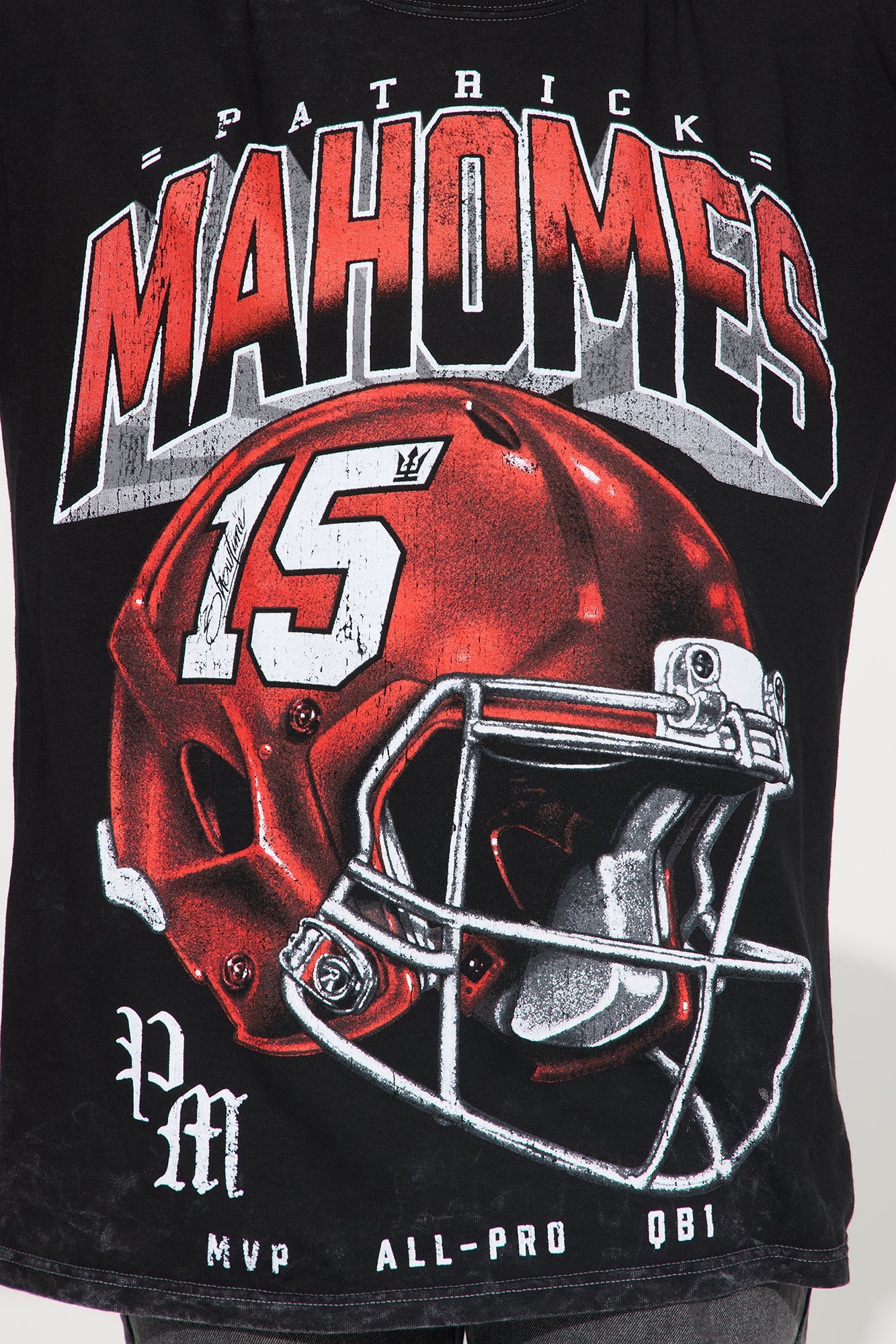 Patrick Mahomess Game Time Washed Tee - Black Wash