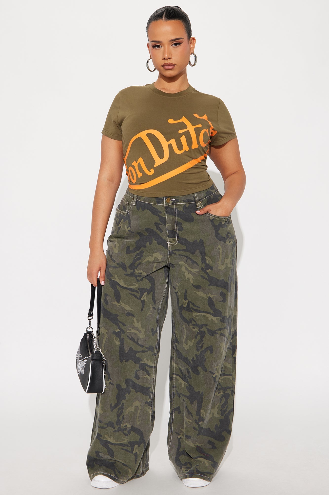 Von Dutch Everyday Baby Tee - Olive