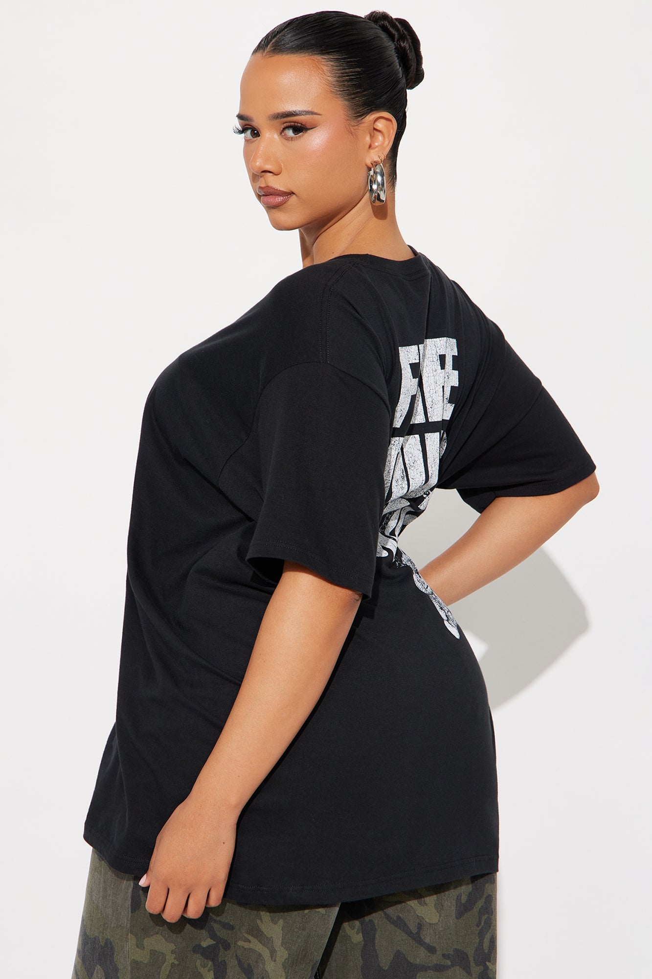 Free Young Boy NBA Oversize Tee - Black