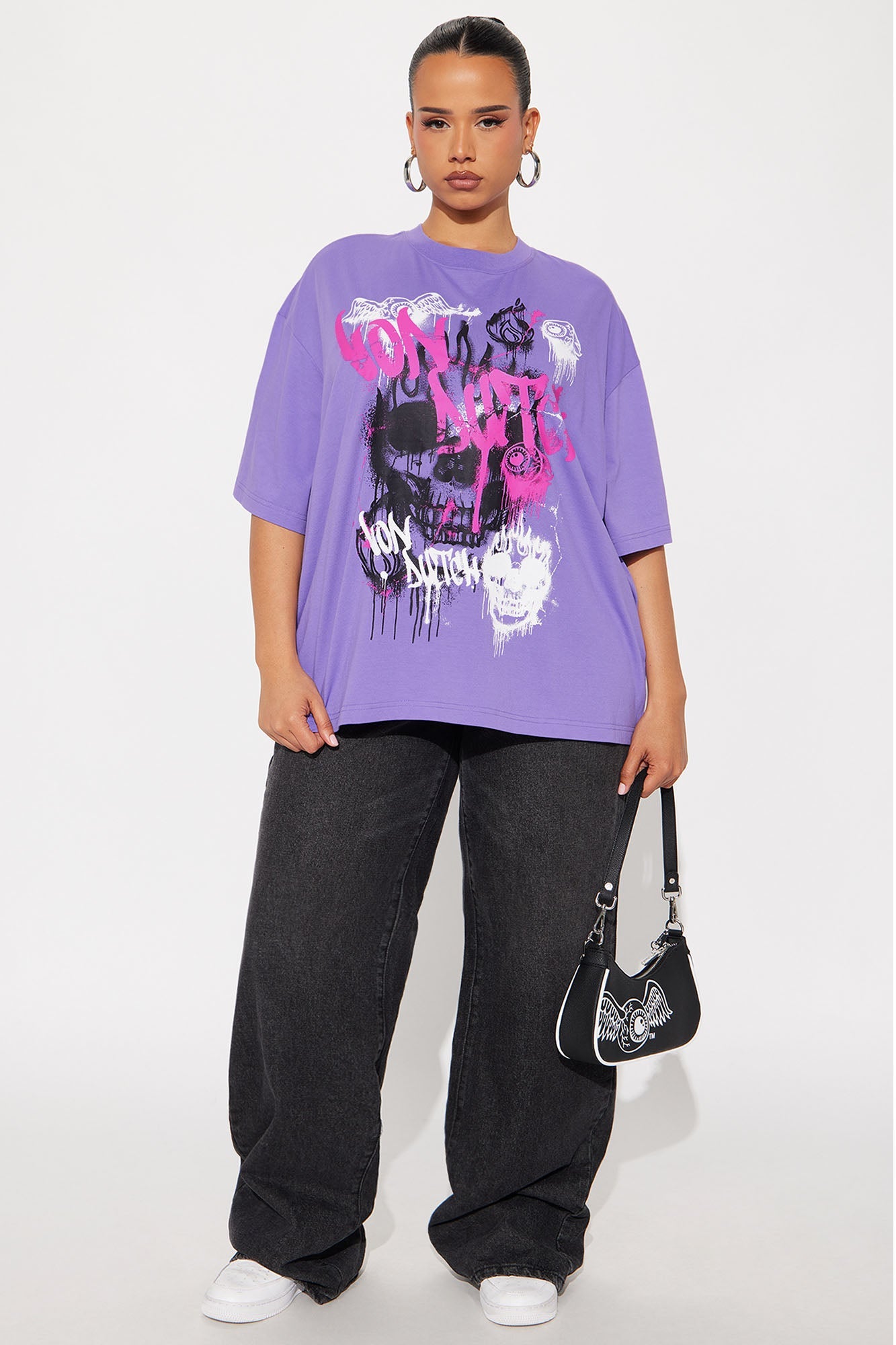 Von Dutch Skull Vision Tee - Purple