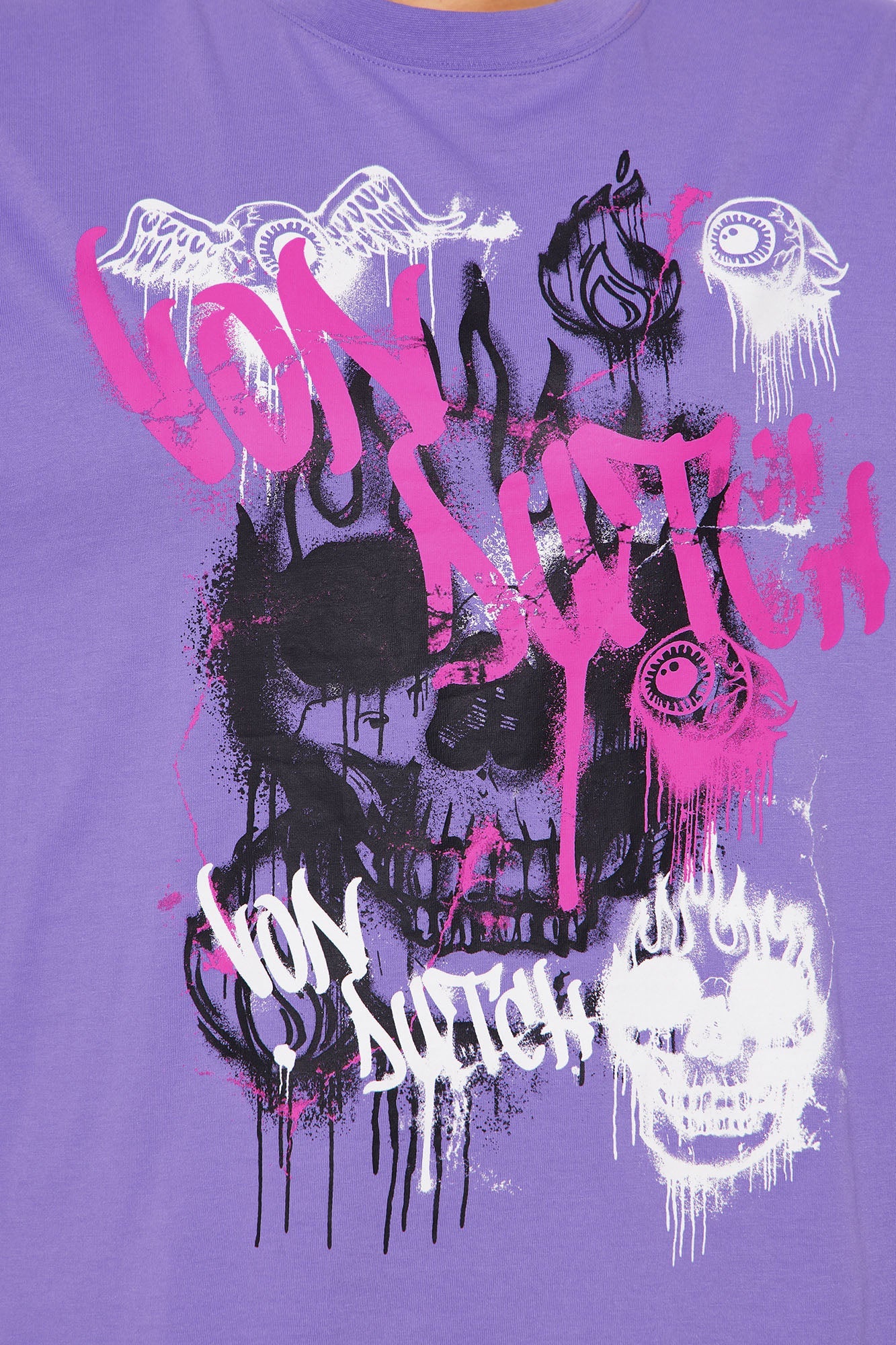 Von Dutch Skull Vision Tee - Purple