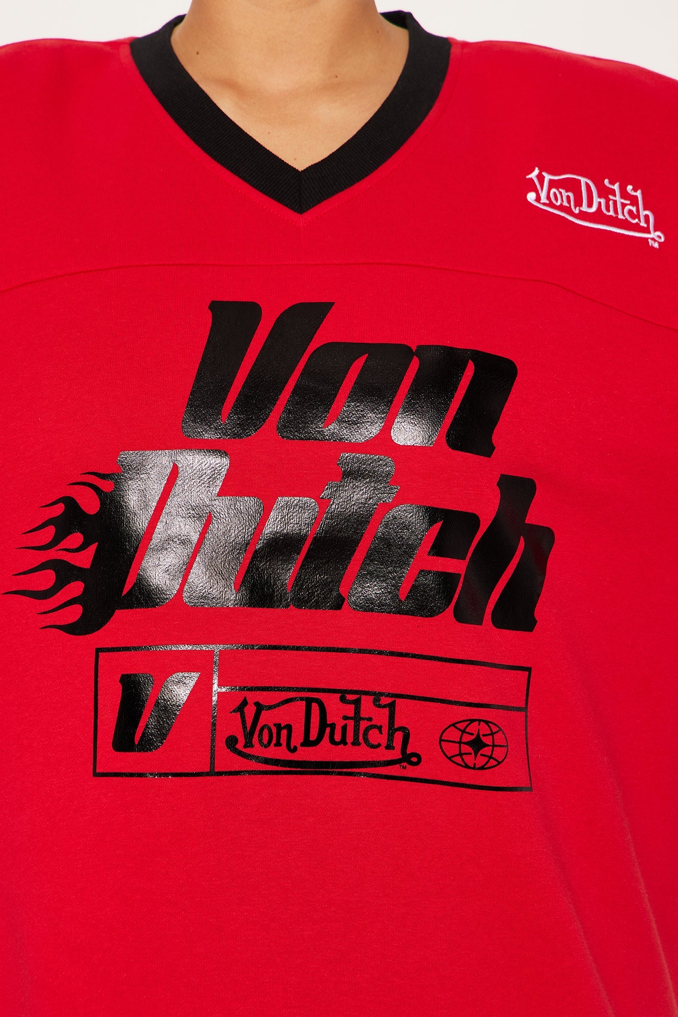 Von Dutch Race Mode Sweatshirt - Red