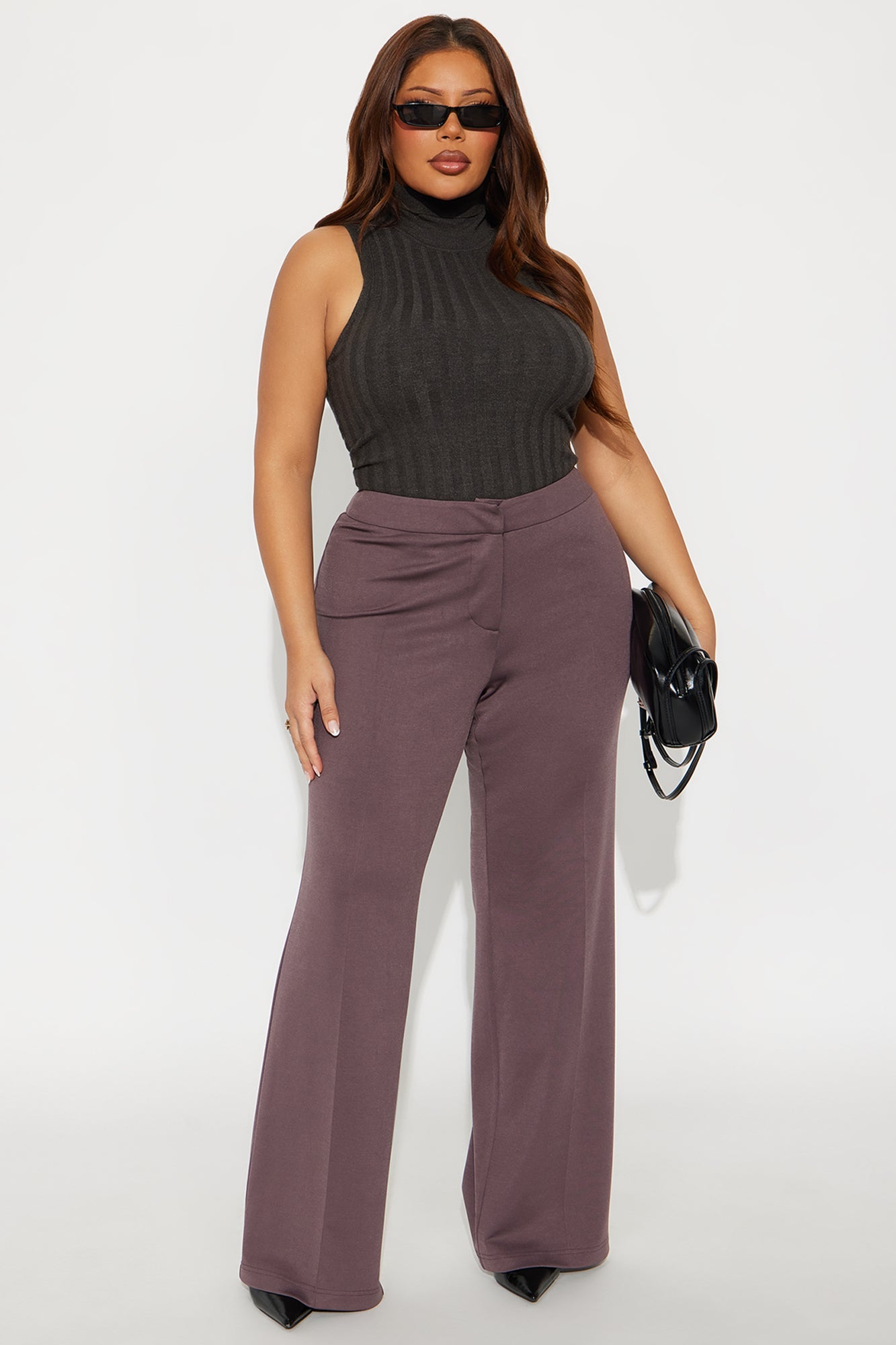 Close The Deal Trouser Pant 32″ - Plum