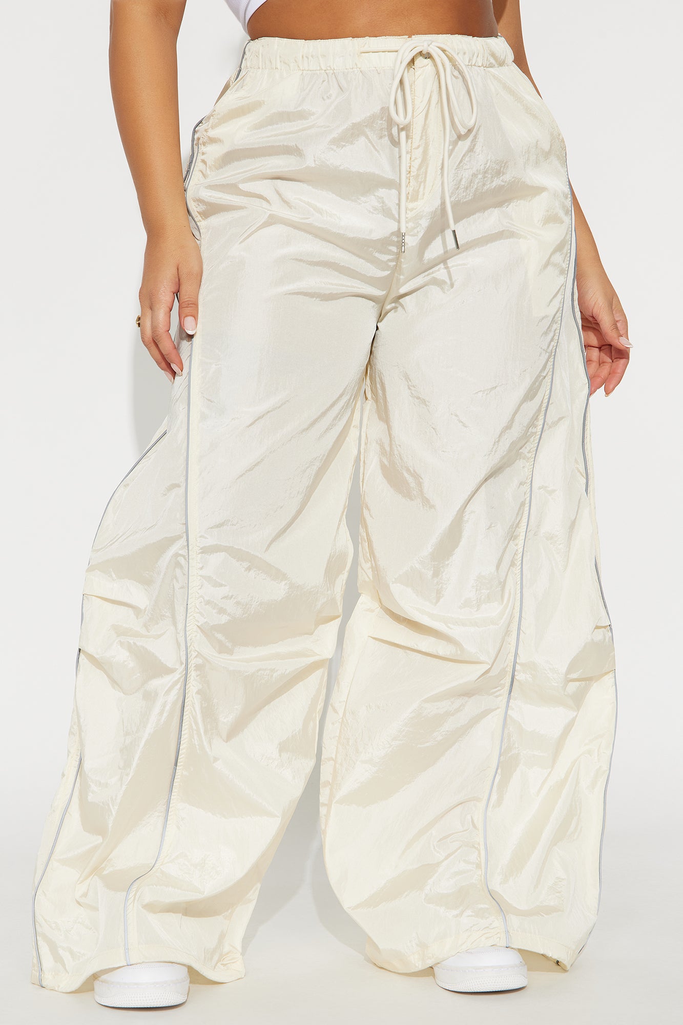 Just My Vibe Jogger Track Pant 32″ - Cream