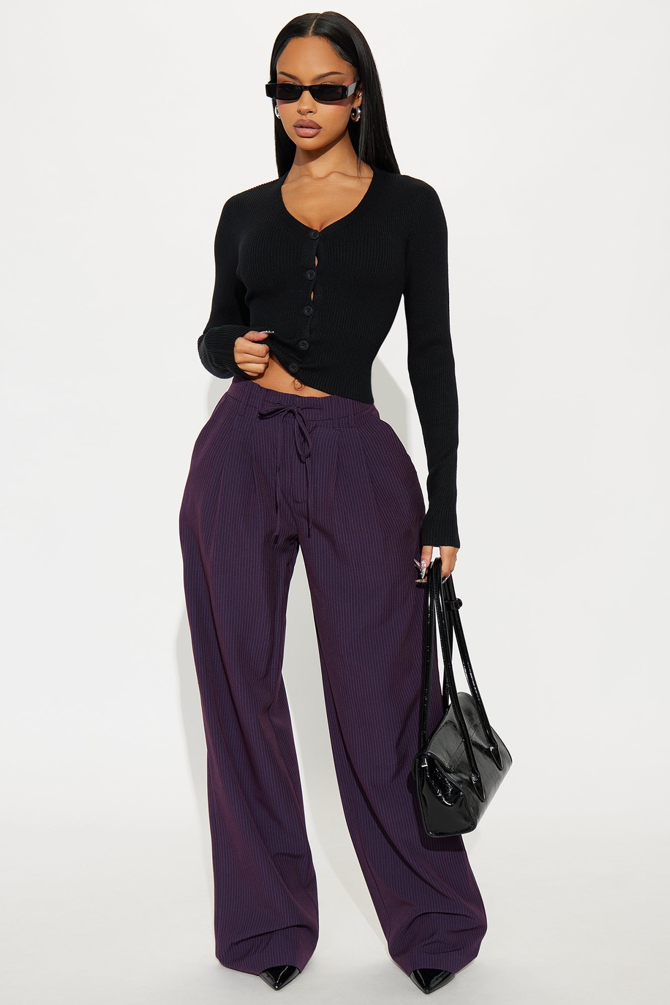 Comfort First Ribbed Cardigan - Black