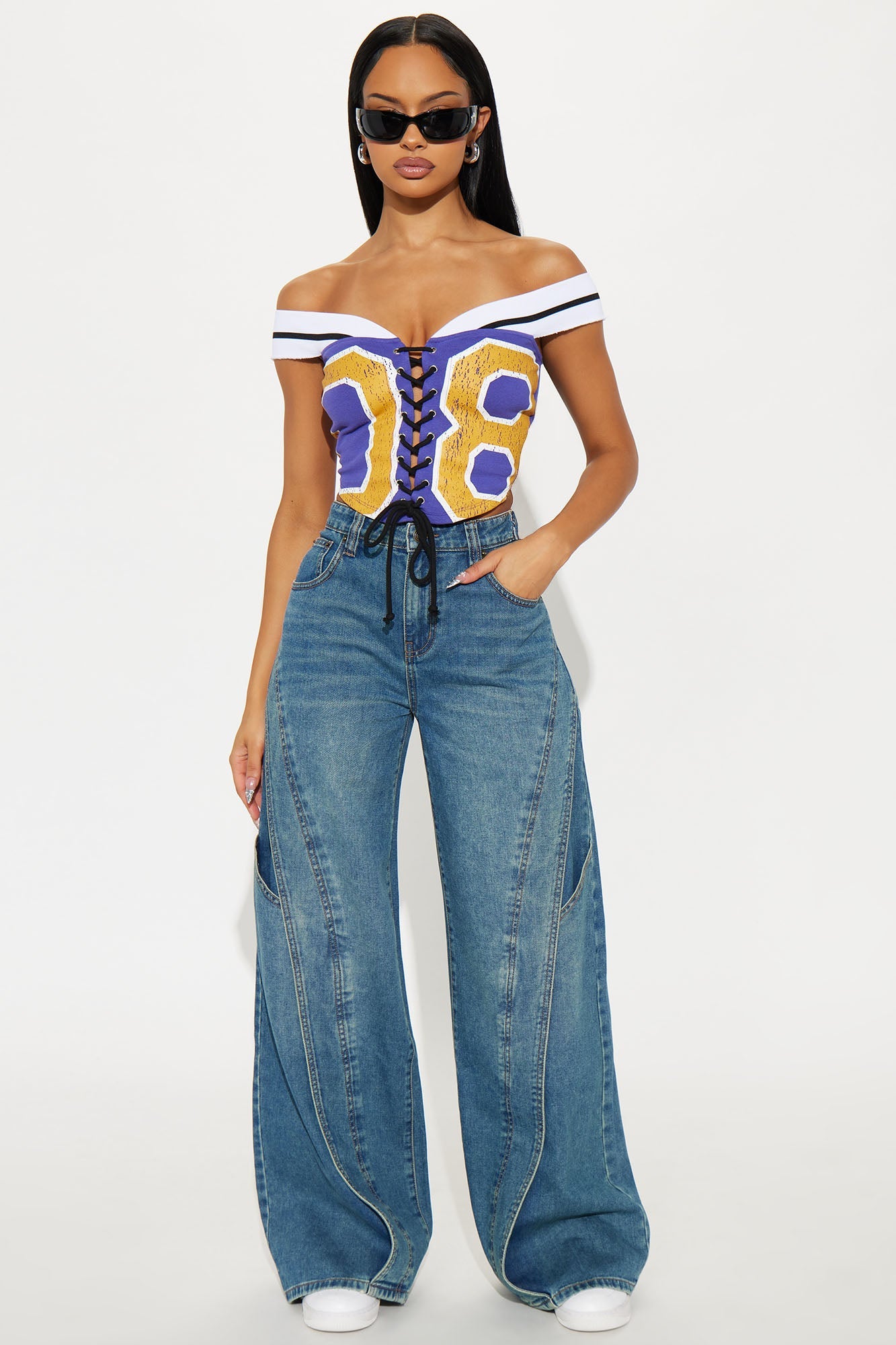 Game Day Corset 08 Top - Purple