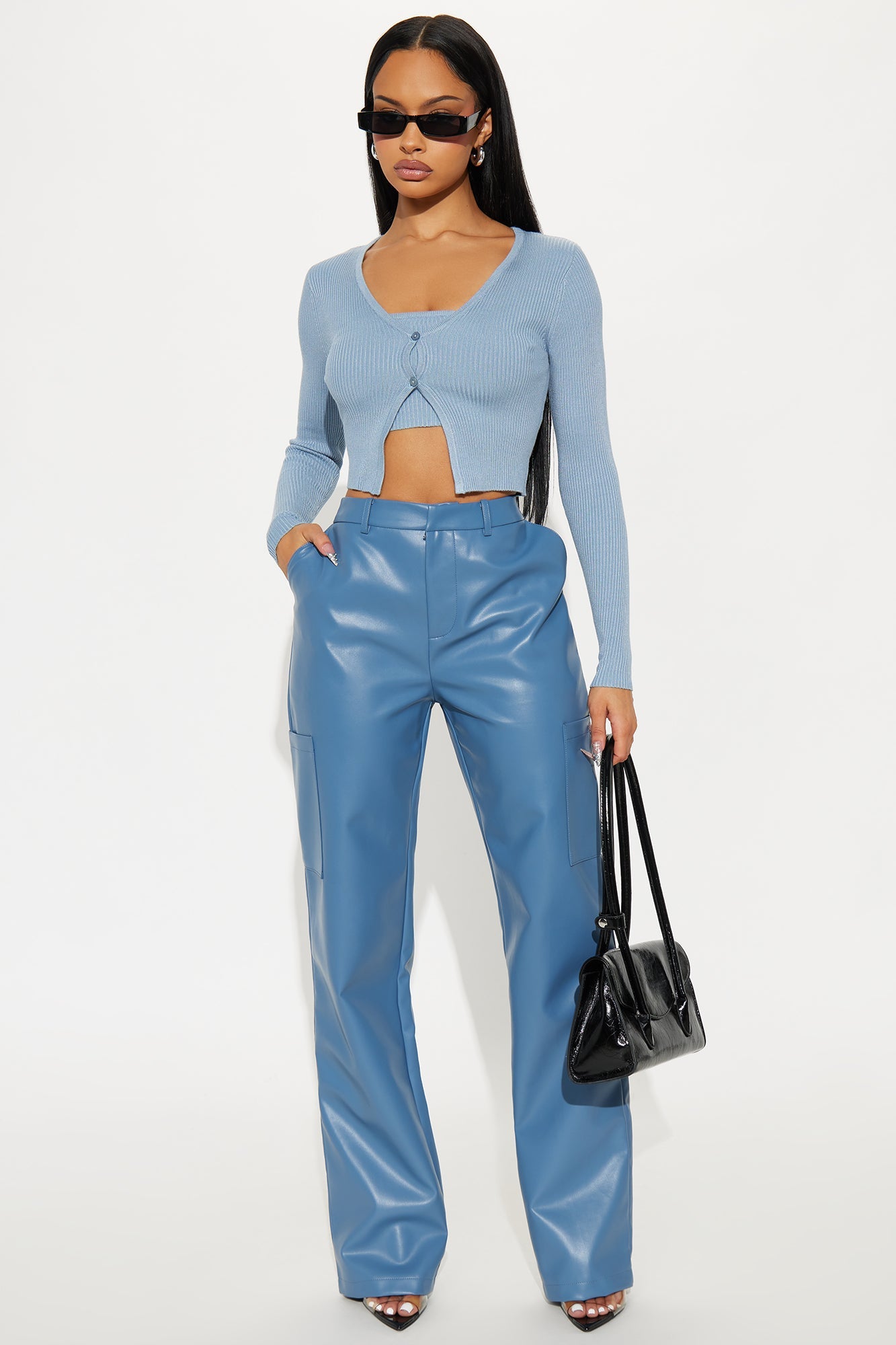 Early Sunsets Sweater Set - Blue