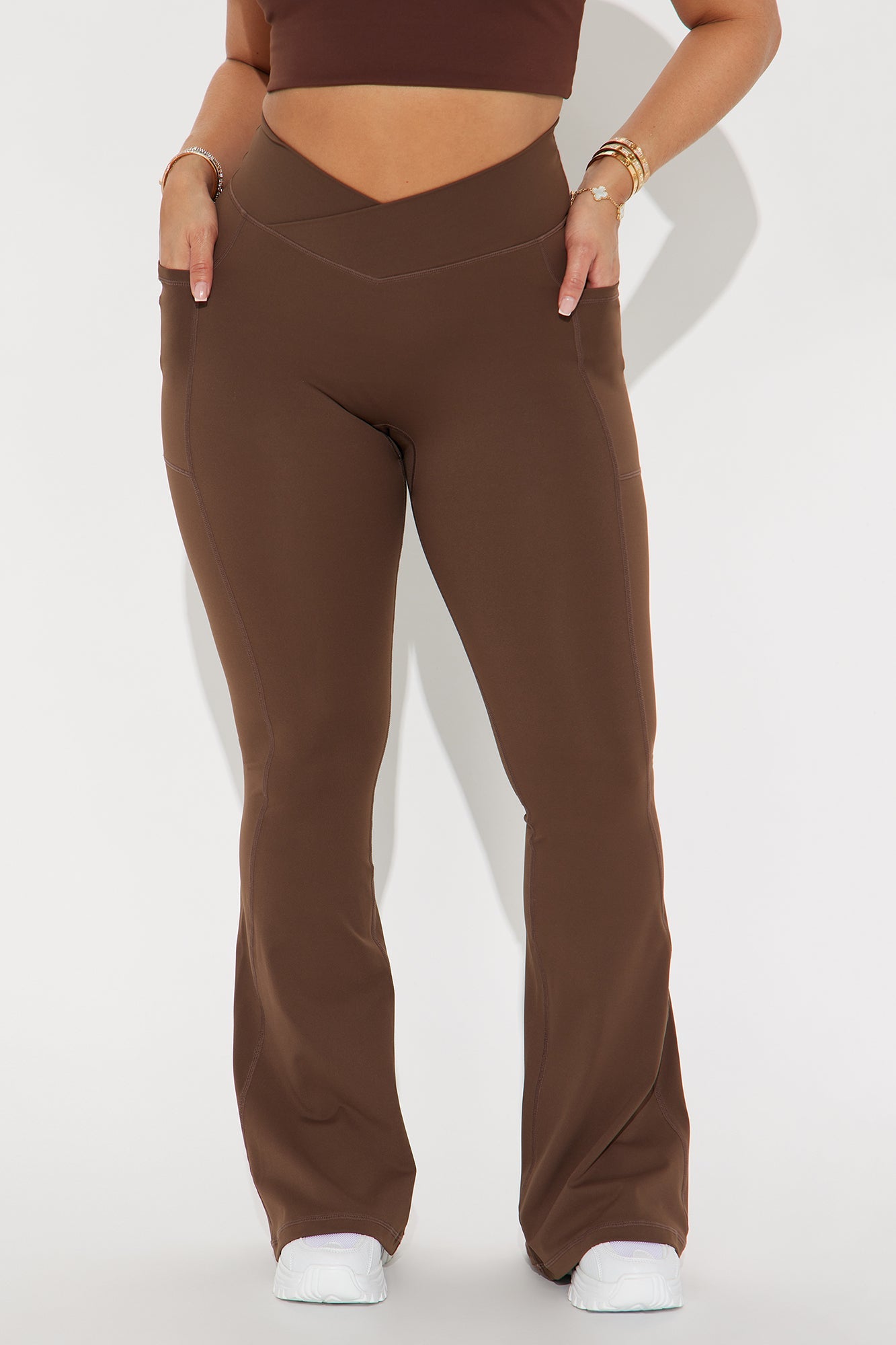Amara Active Leggings - Chocolate