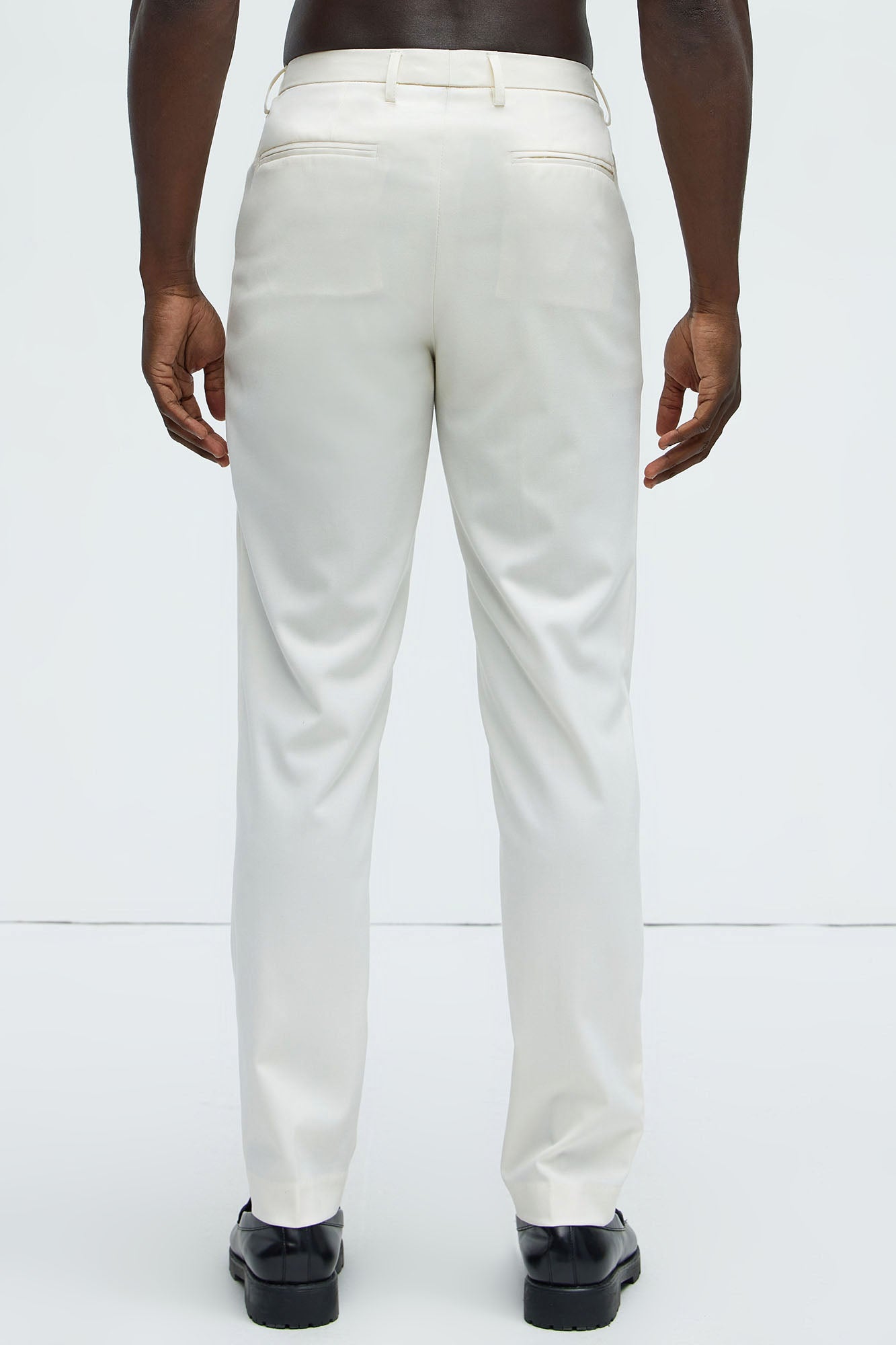 The Modern Stretch Slim Trouser - Off White