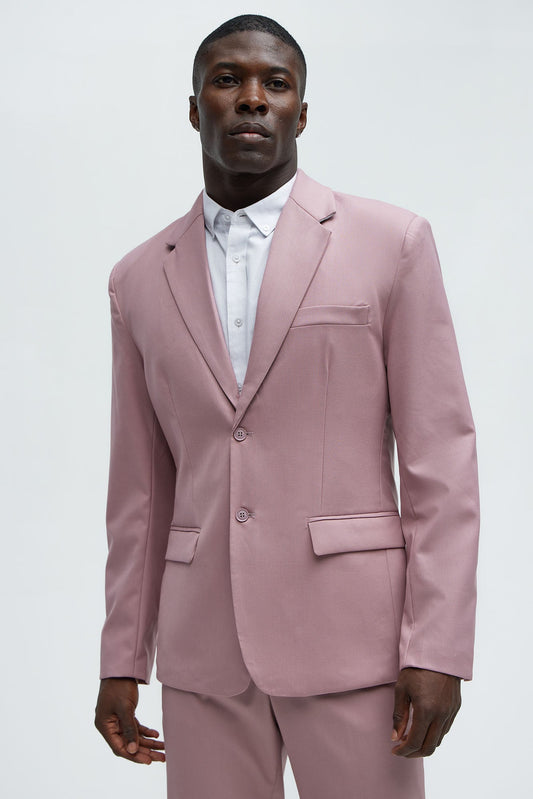 The Modern Stretch Suit Jacket - Mauve