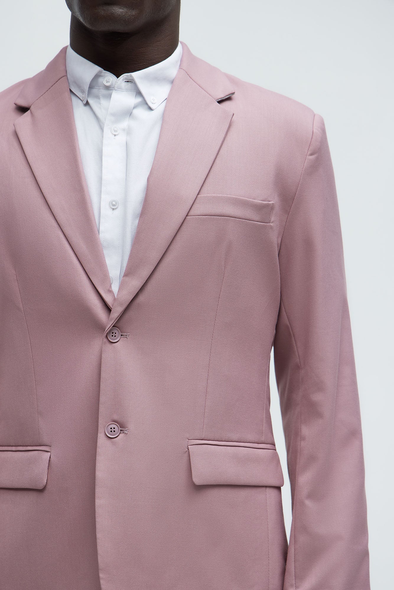 The Modern Stretch Suit Jacket - Mauve